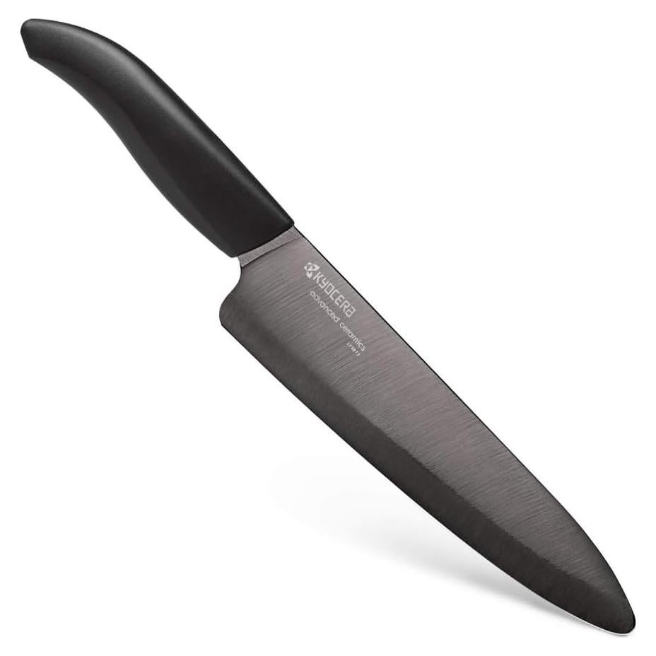 Cuchillo de Chef Profesional Kyocera 7" Cerámica Negra