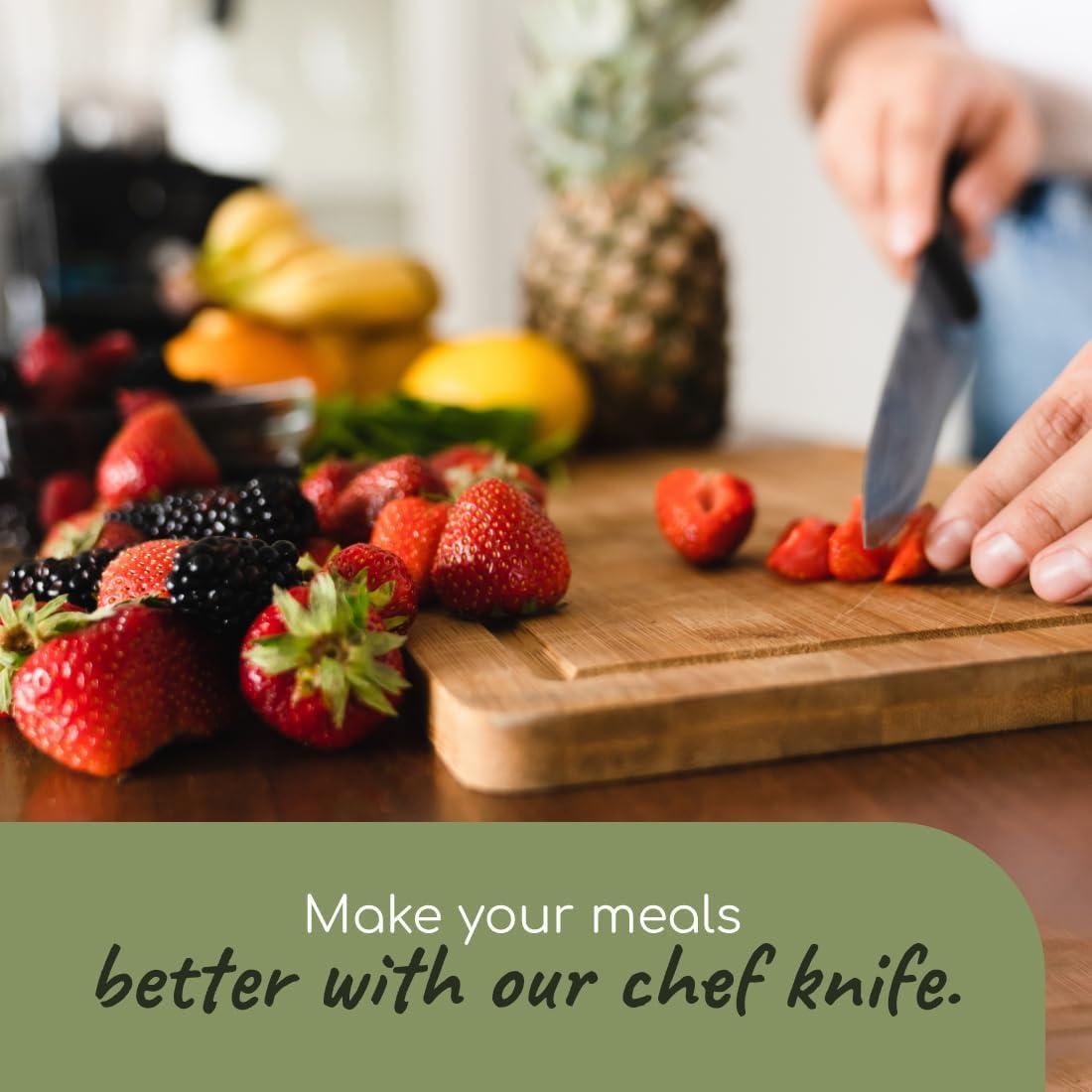 Cuchillo de Chef Profesional Kyocera 7" Cerámica Negra