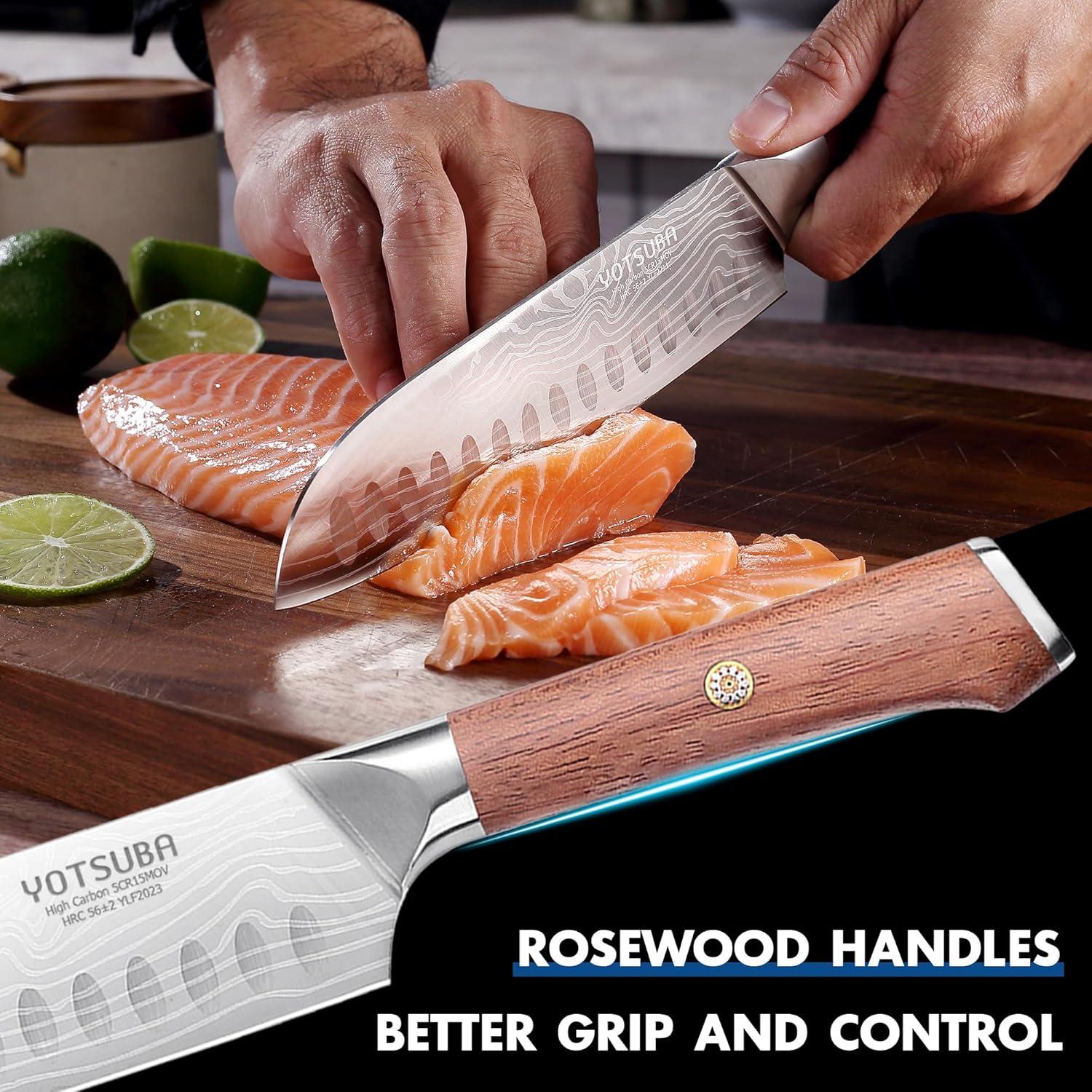 Juego de 5 Cuchillos de Cocina YOTSUBA Acero Inoxidable