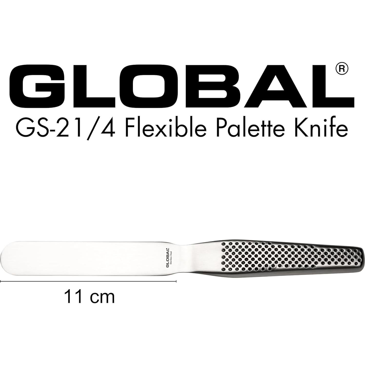 Espátula Global de 10 cm, acero inoxidable, modelo GS-21/4