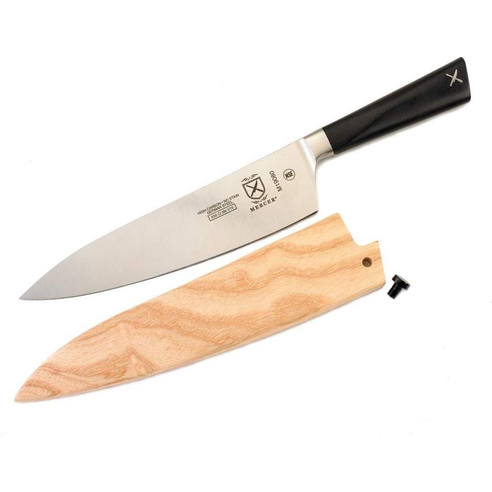 Protector de hoja Saya Mercer de fresno para cuchillos 20.32 cm