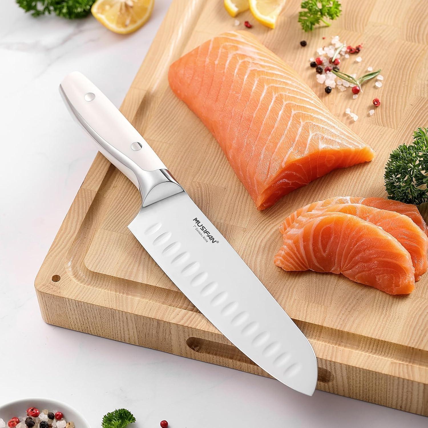 Juego de cuchillos de cocina Musifan 5 piezas acero inoxidable