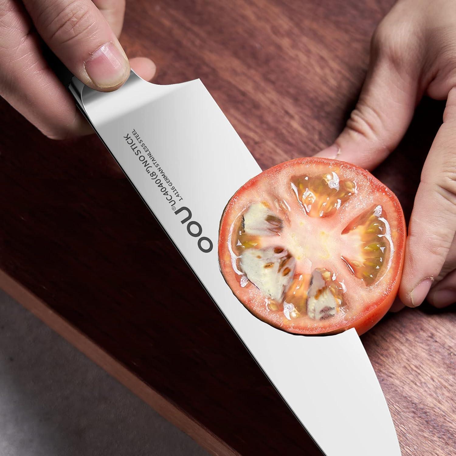 Cuchillo de Chef OOU 20.32 cm Acero Alemán 1.4116 Ultra Afilado