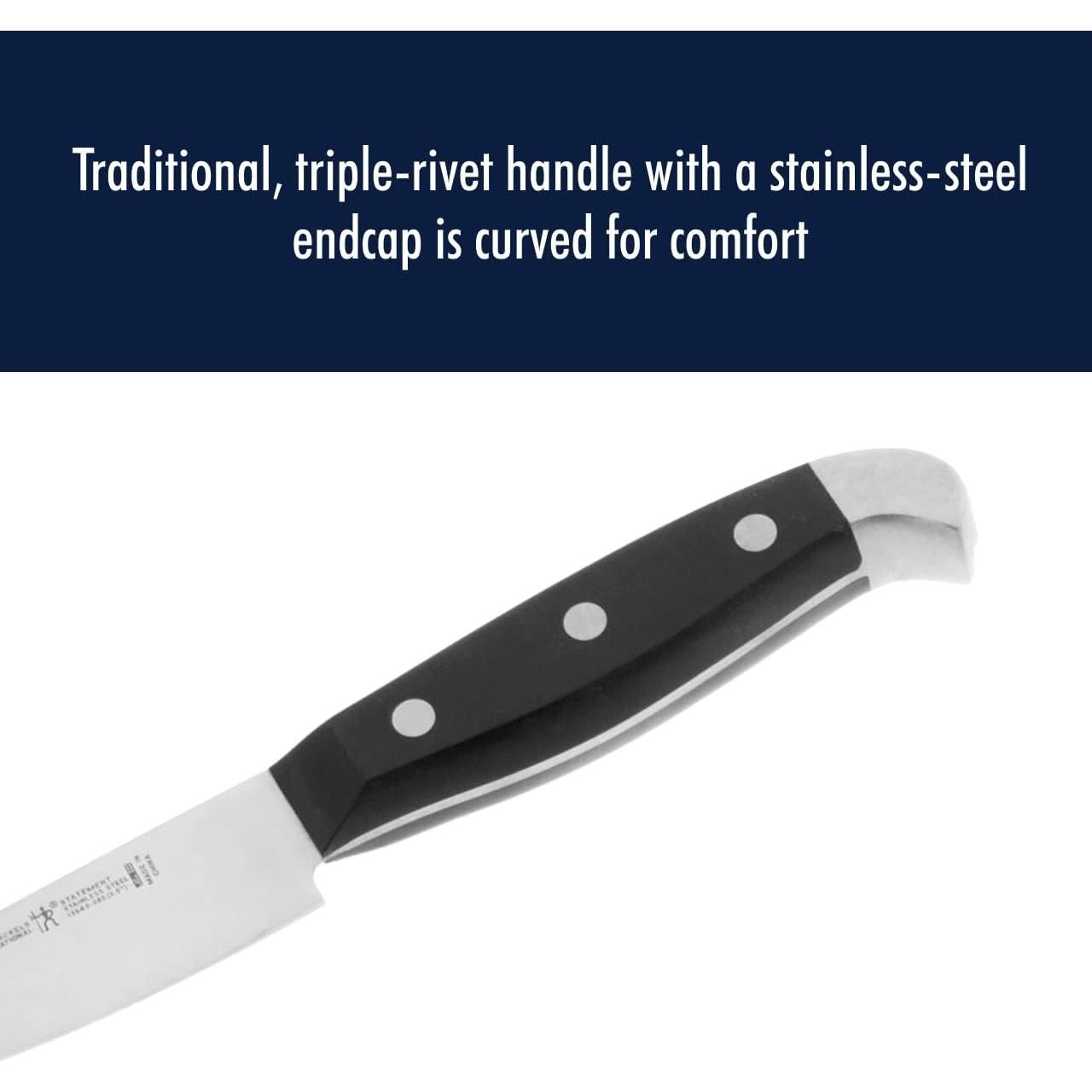Cuchillo de Chef HENCKELS Statement 5" Acero Inoxidable Negro