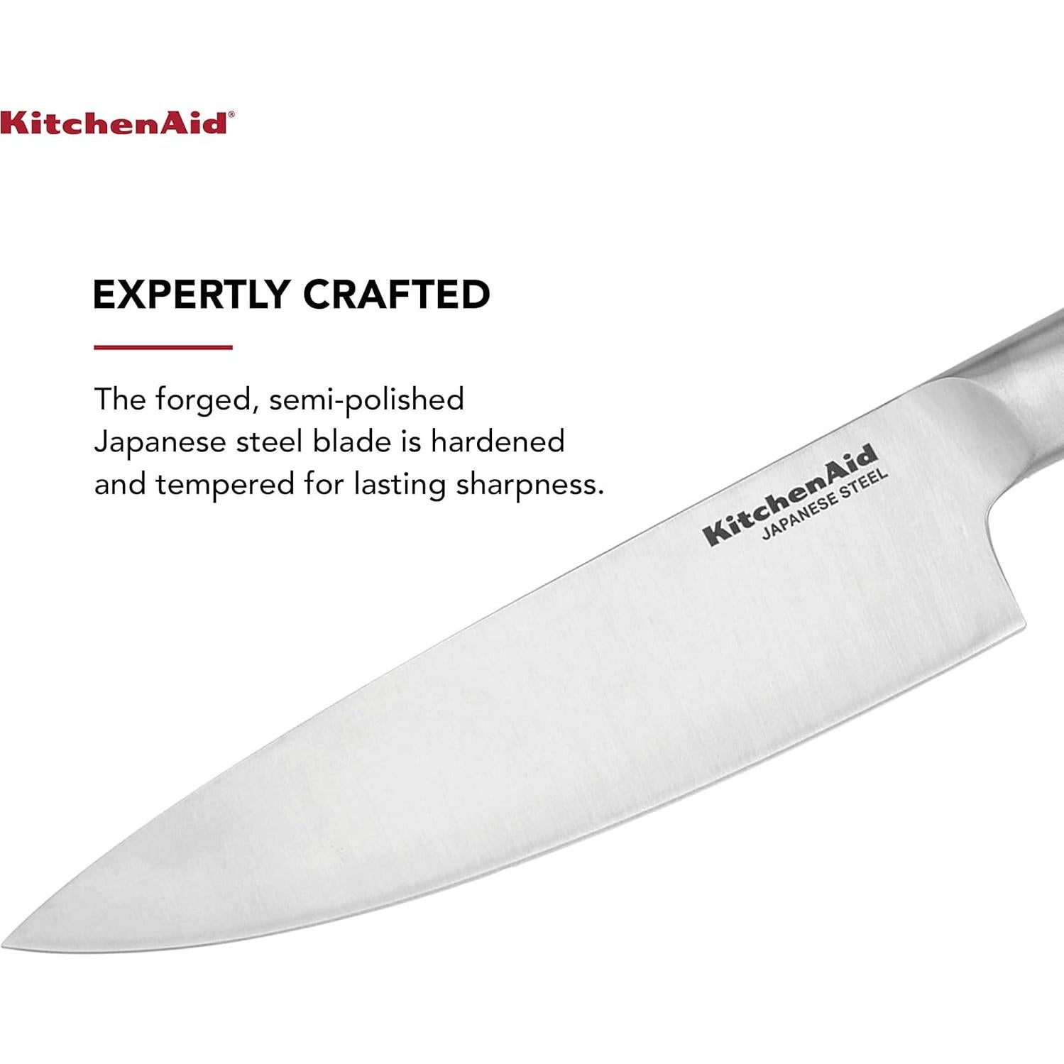 Cuchillo de Chef KitchenAid 20.32 cm Acero Inoxidable Forjado