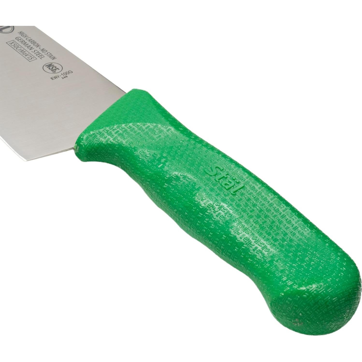 Cuchillo de Chef Winco KWP-100G 25.4 cm Acero Alemán Verde