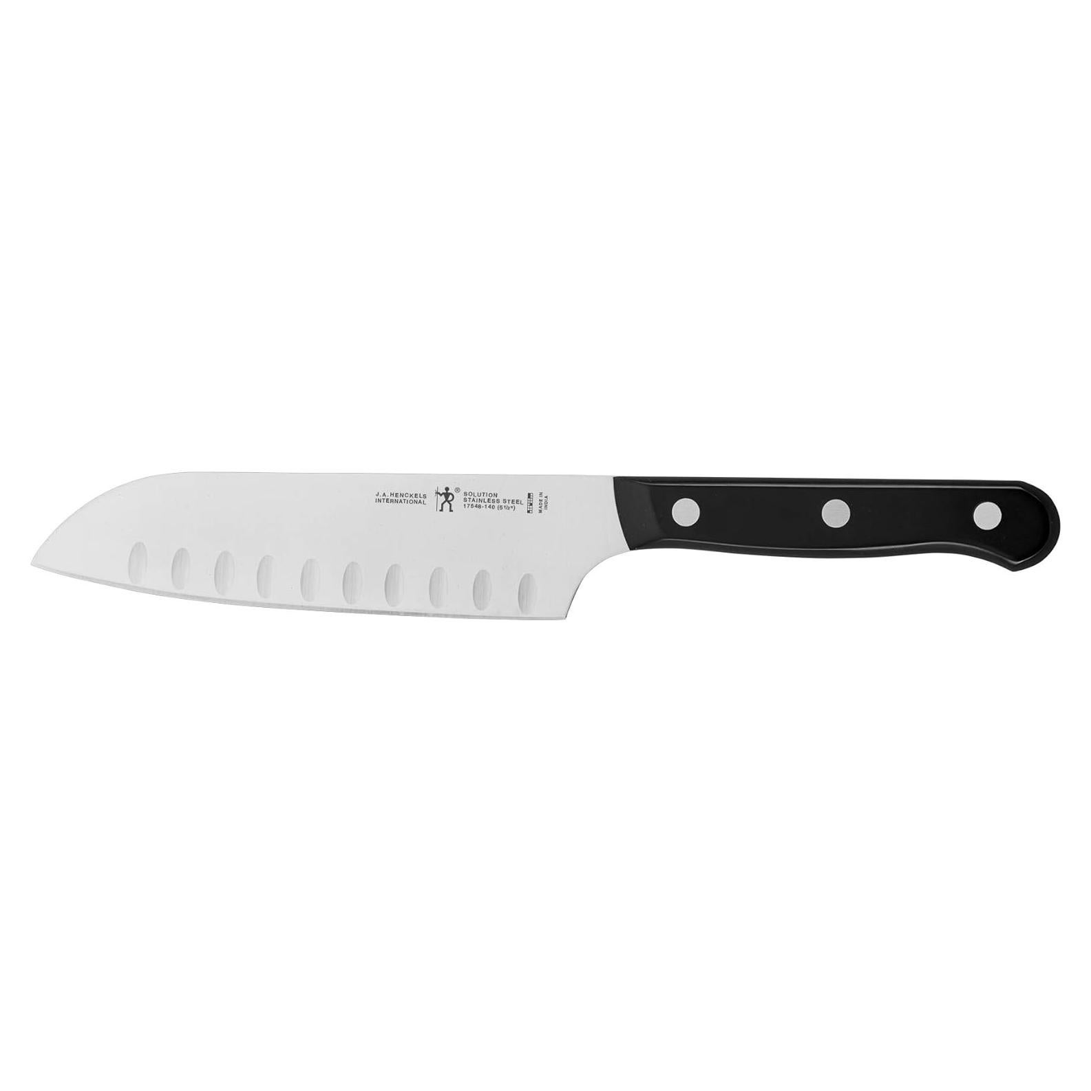 Cuchillo Santoku HENCKELS 14 cm Acero Inoxidable Negro