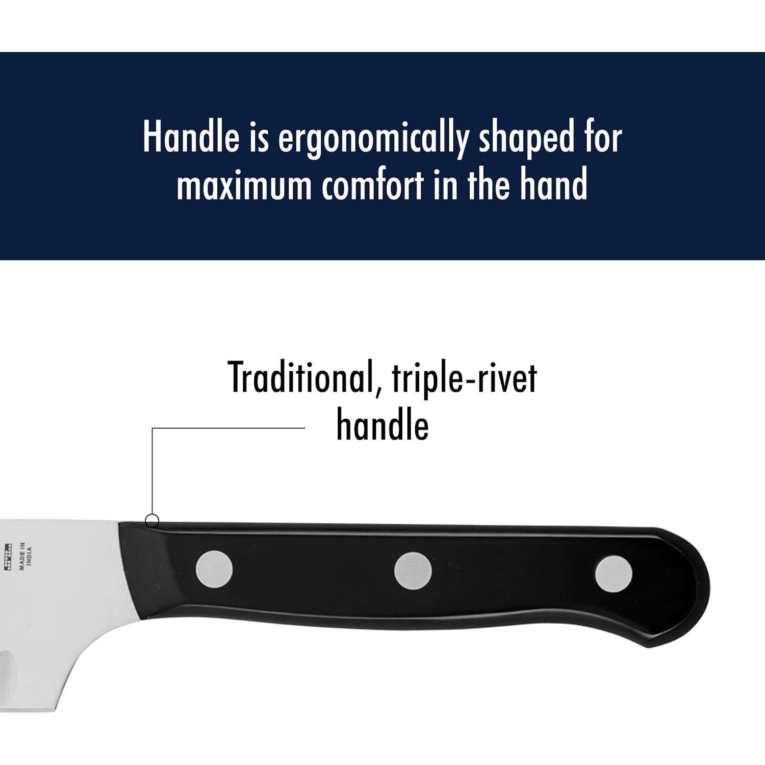 Cuchillo Santoku HENCKELS 14 cm Acero Inoxidable Negro