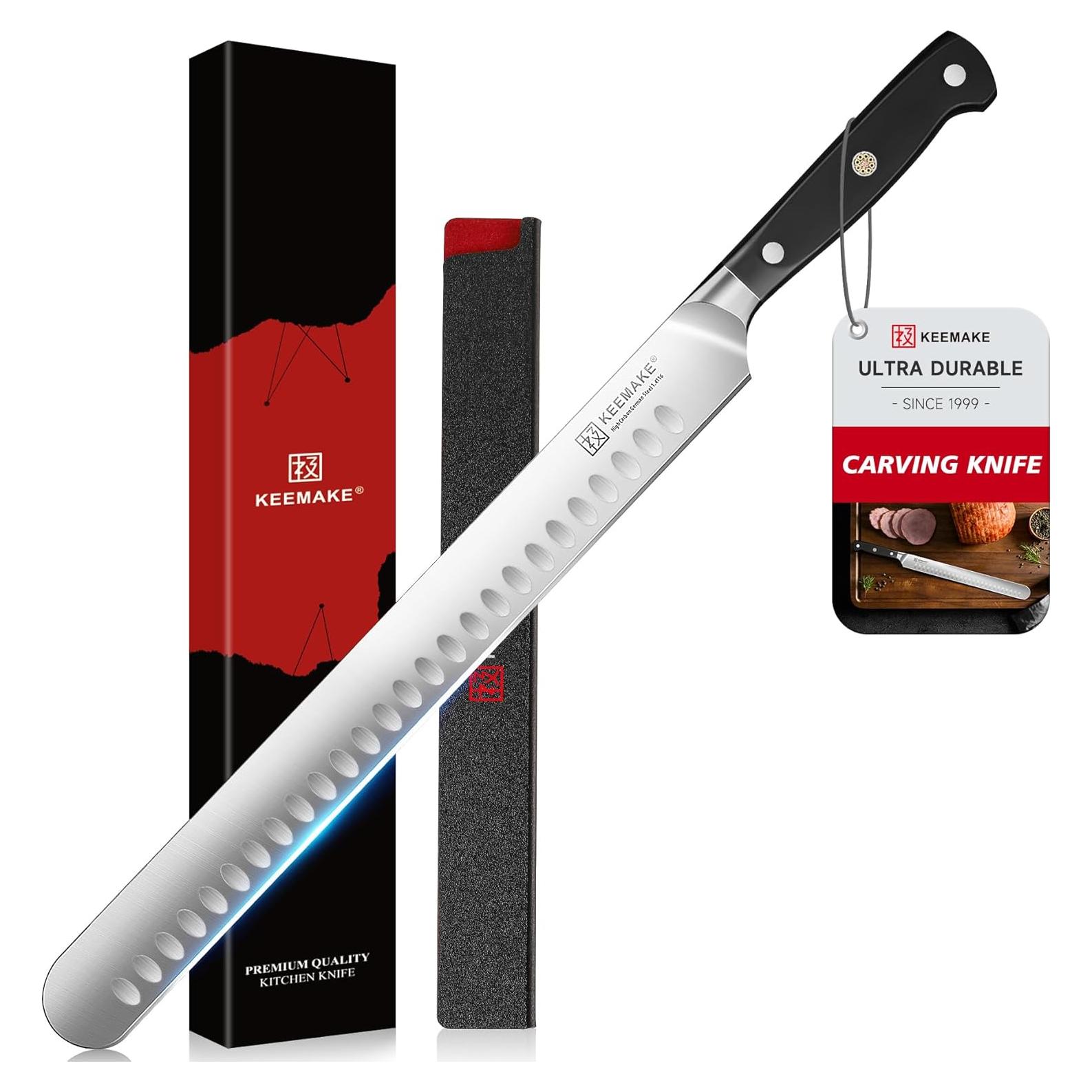 Cuchillo de Tallar KEEMAKE 30 cm Acero Alemán Mango Ergonómico