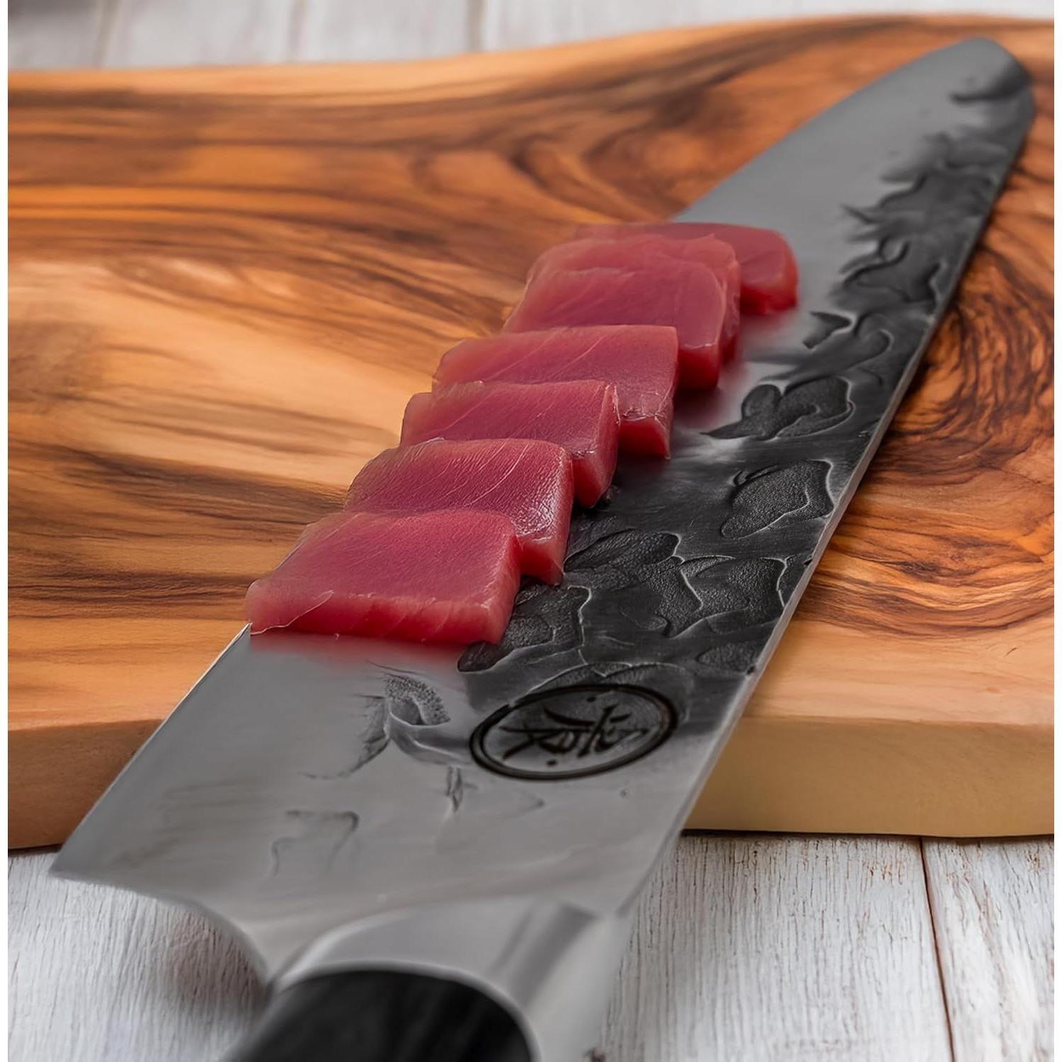 Cuchillo de Chef KOKORO 20.32 cm Forjado a Mano Full Tang