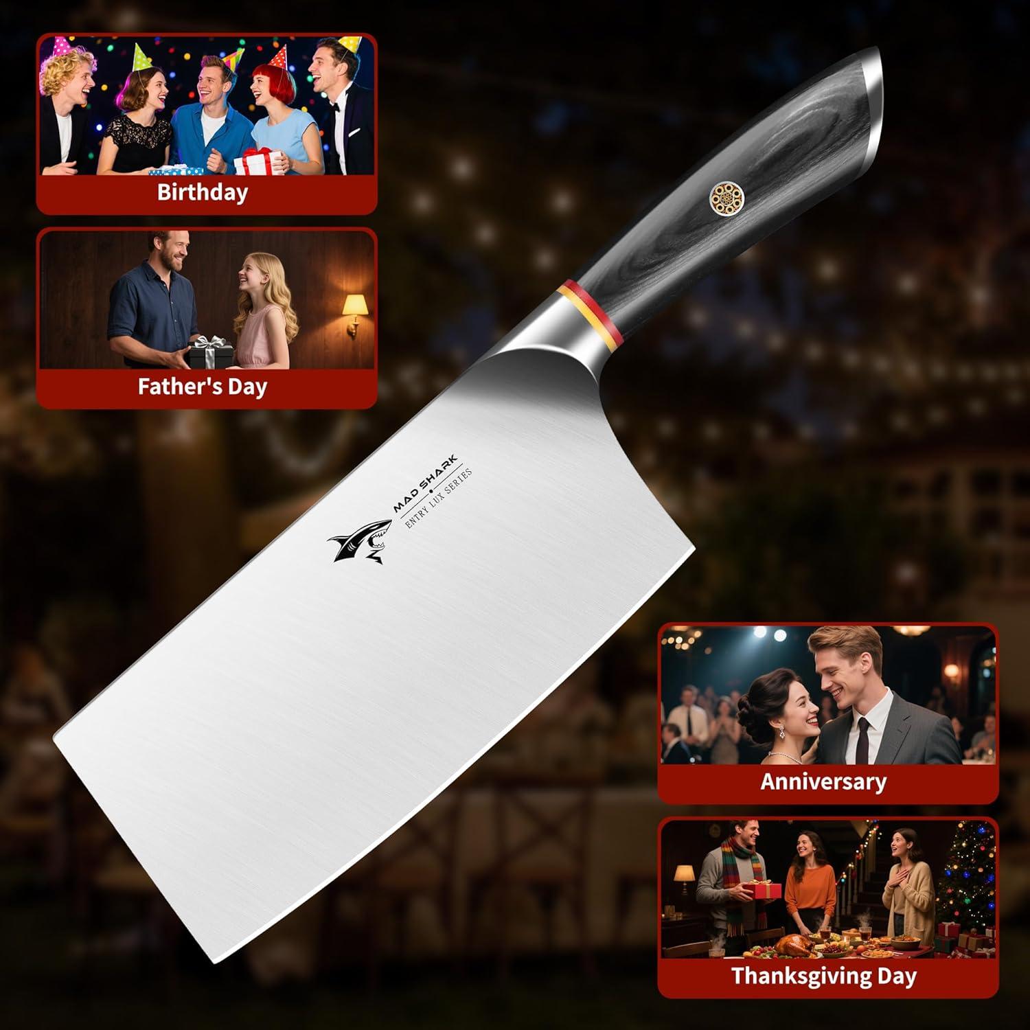 Cuchillo de Cocina MAD SHARK 30.5 cm Acero Alemán Mango Ergonómico