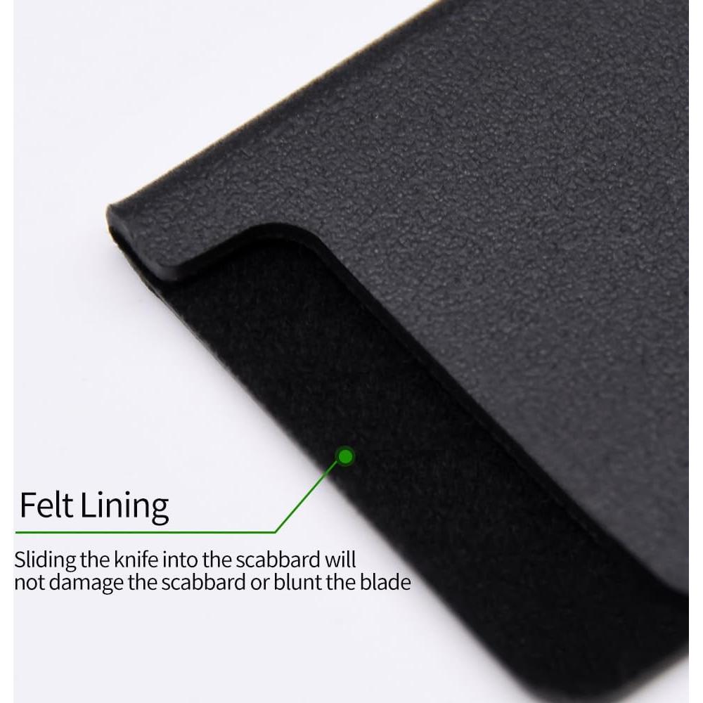 Juego de 10 protectores de cuchillo universal ABS sin BPA