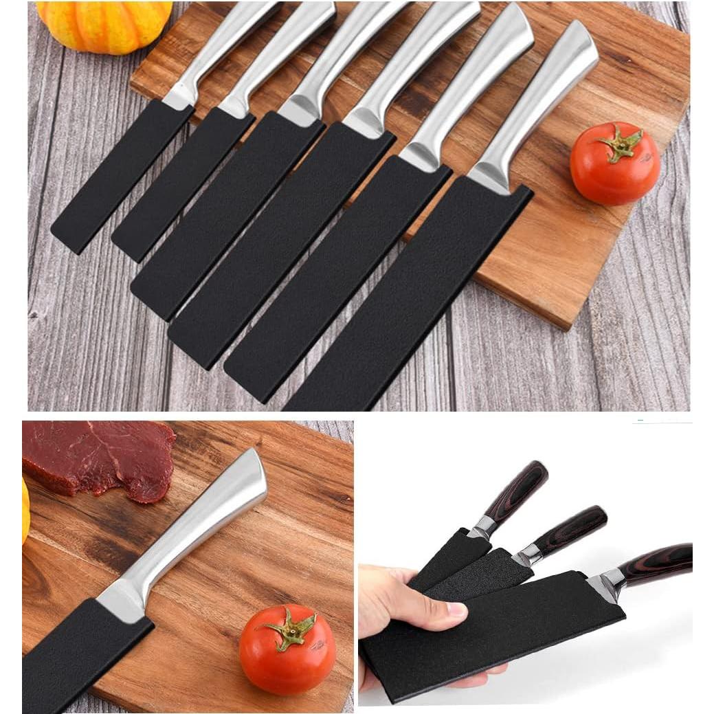 Juego de 10 protectores de cuchillo universal ABS sin BPA