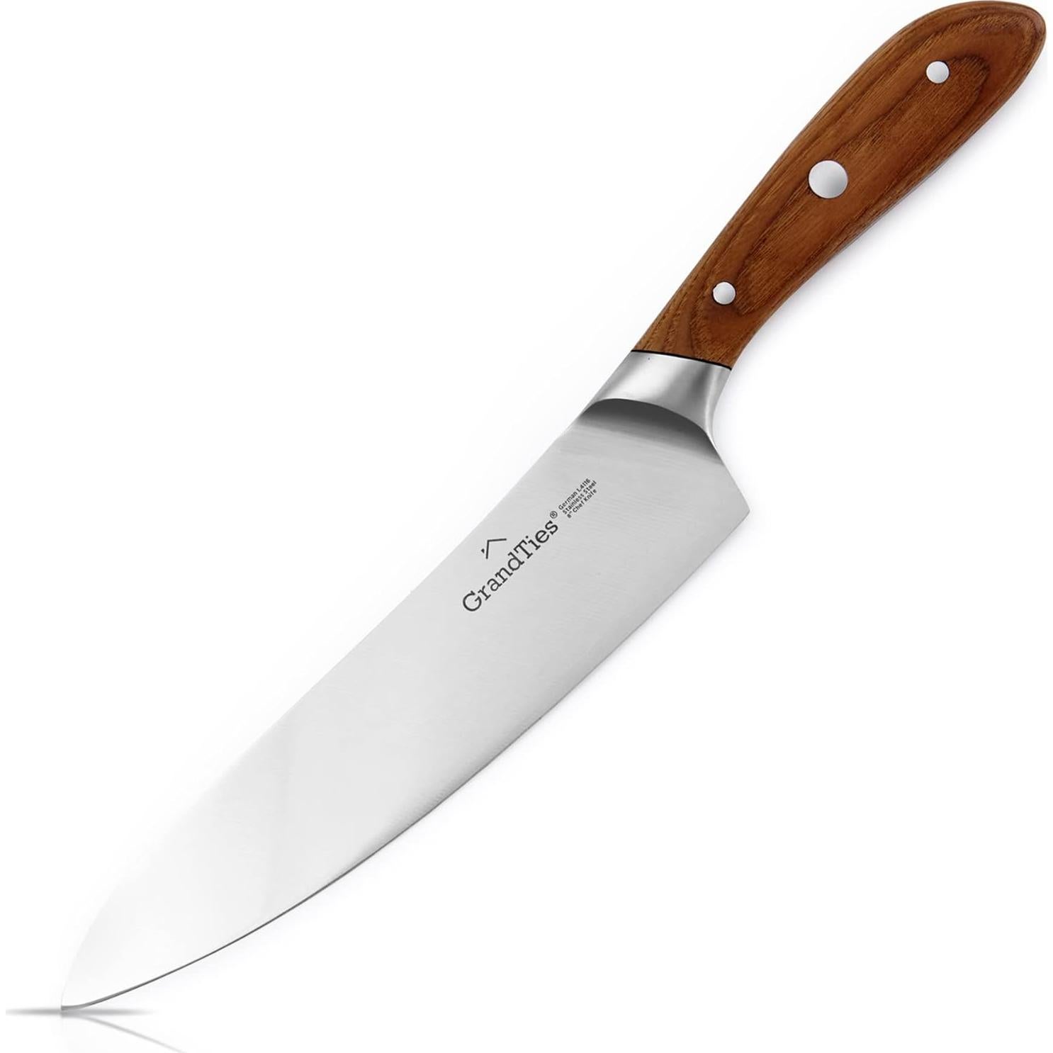 Cuchillo de Chef 20 cm GrandTies - Acero Inoxidable Alemán