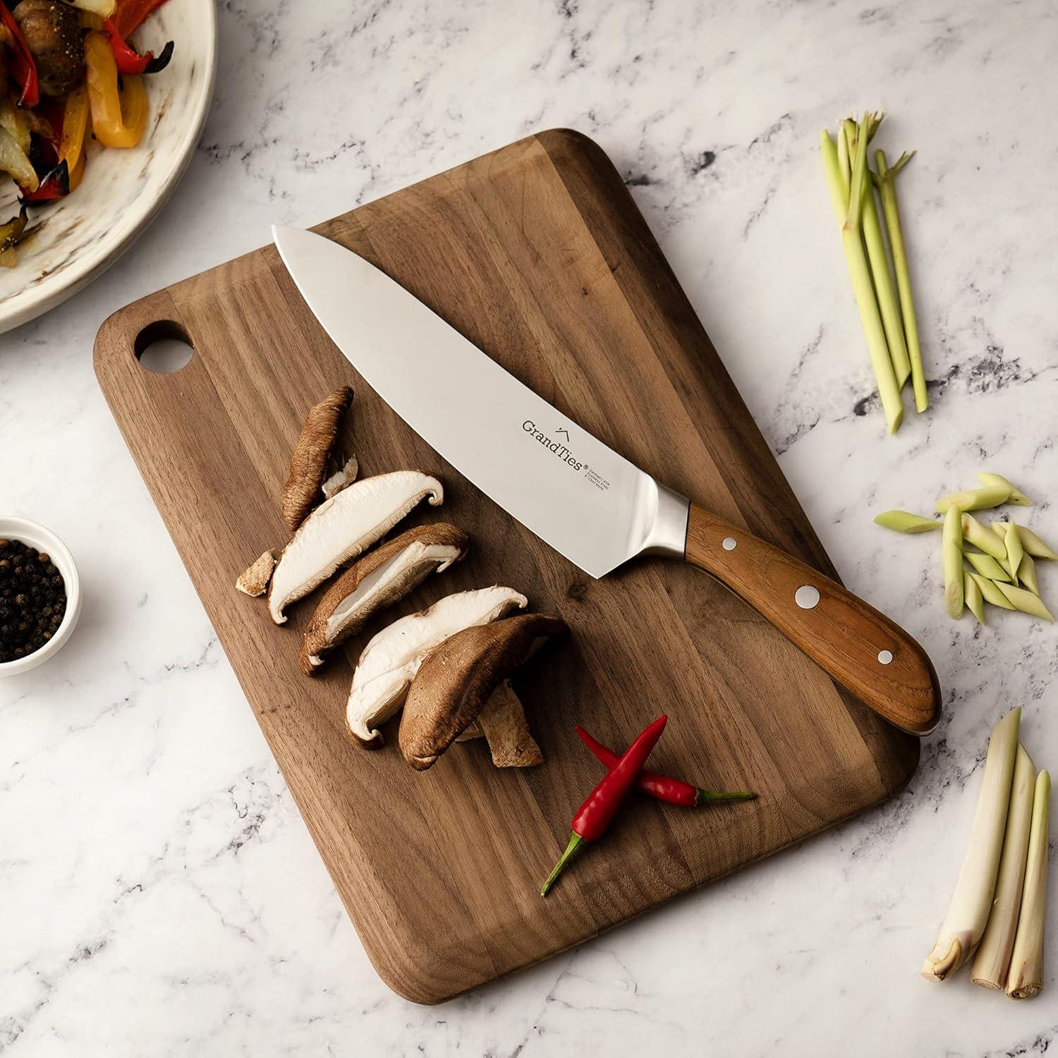 Cuchillo de Chef 20 cm GrandTies - Acero Inoxidable Alemán