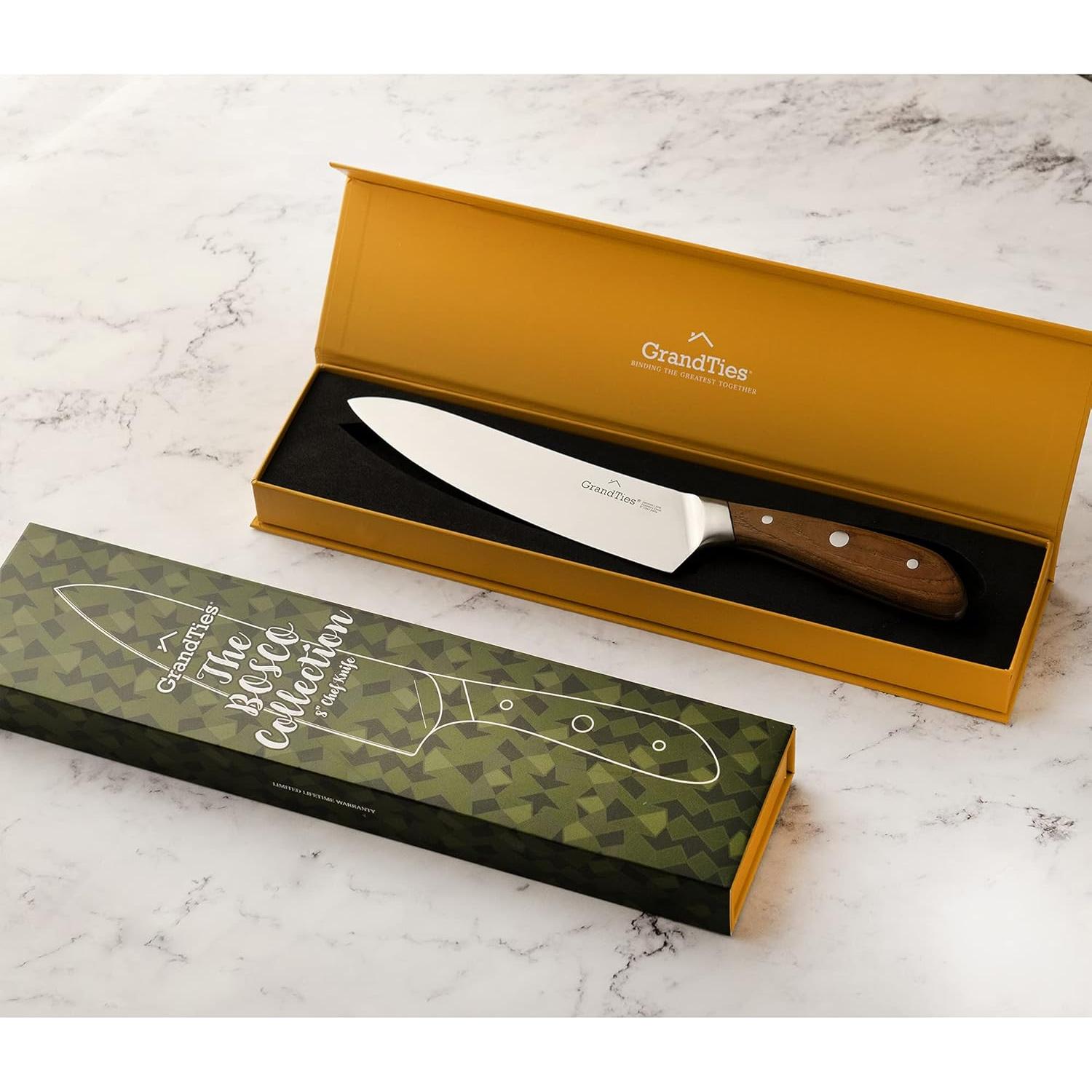 Cuchillo de Chef 20 cm GrandTies - Acero Inoxidable Alemán