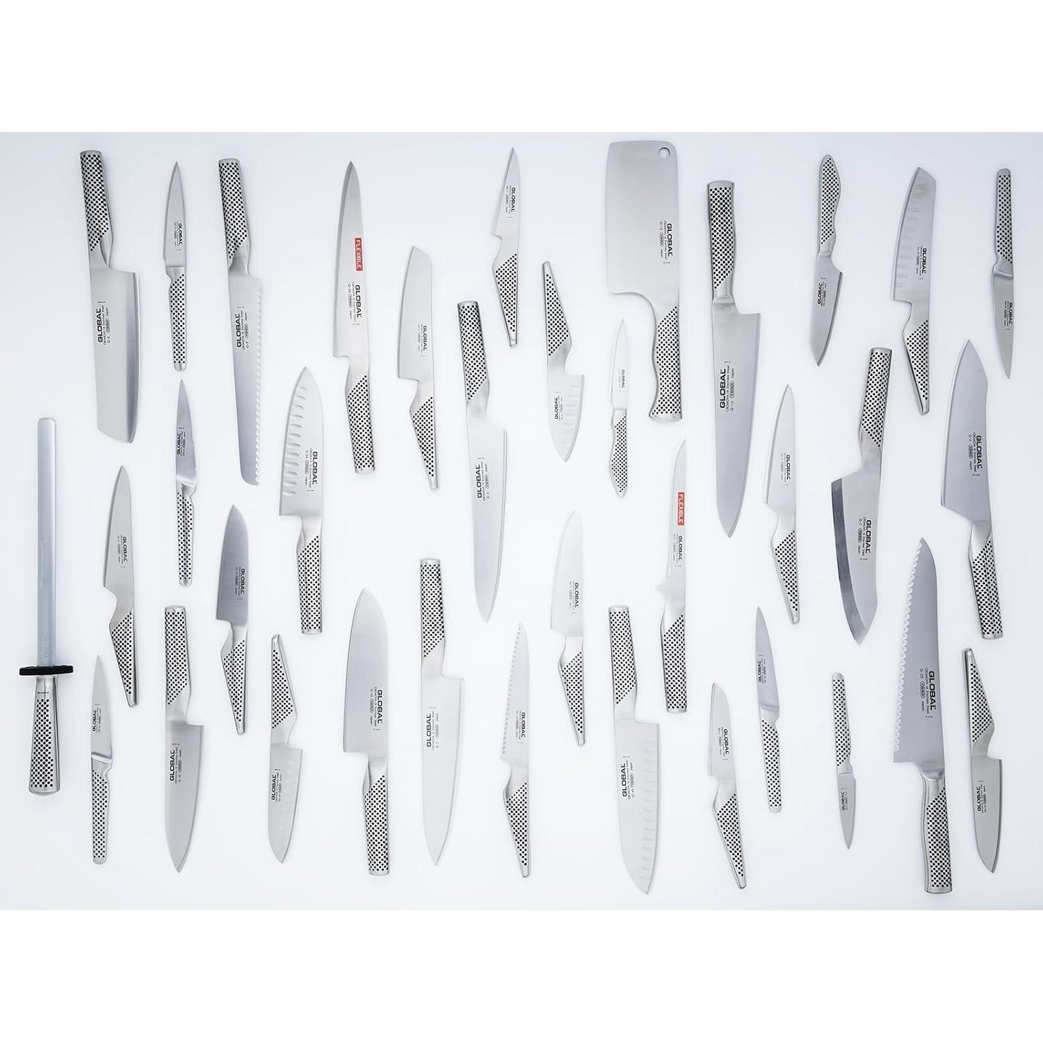 Set de Cuchillos Utilitarios Global G-2346 Acero Inoxidable 2 Piezas