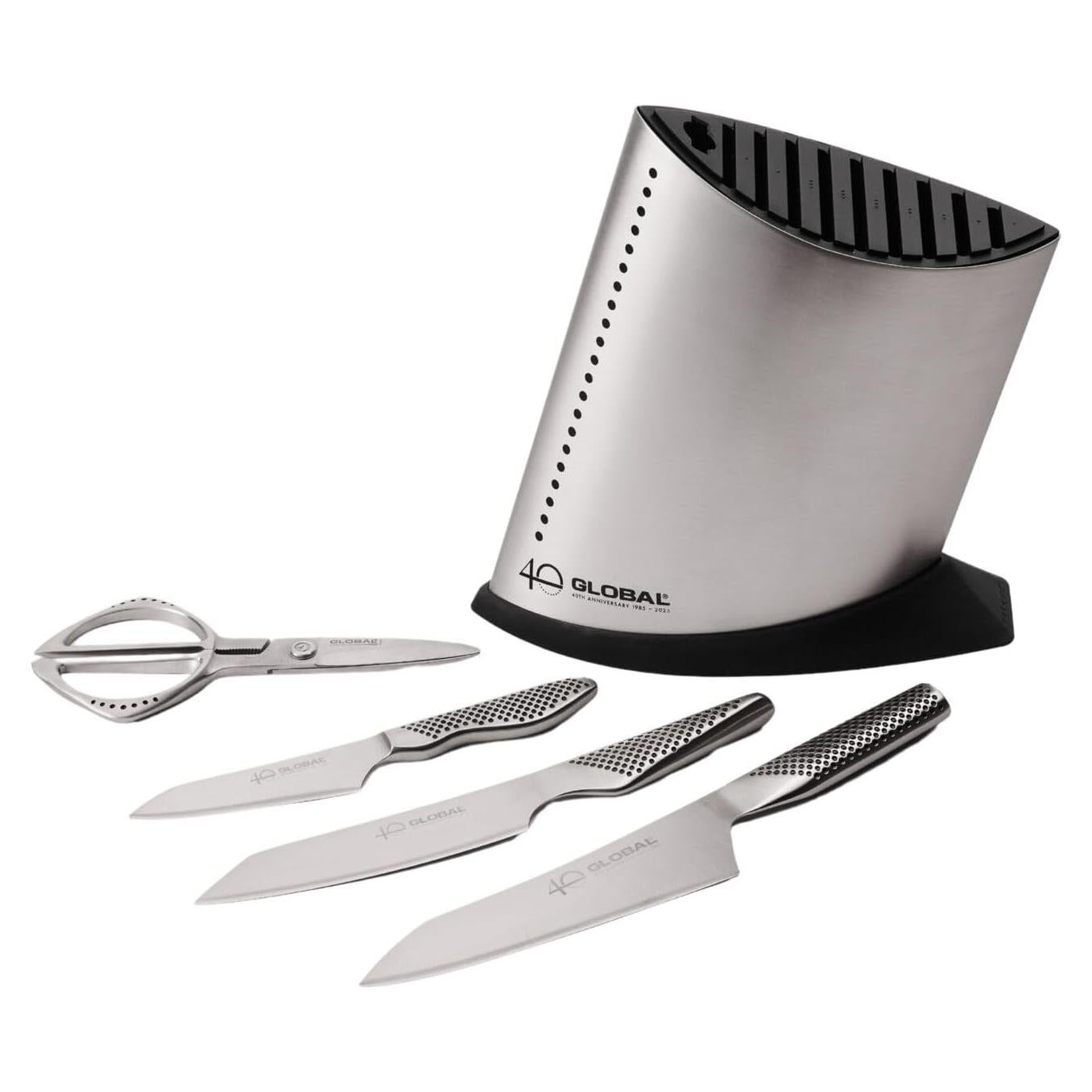 Conjunto de Cuchillos Global 40 Aniversario 5 Piezas