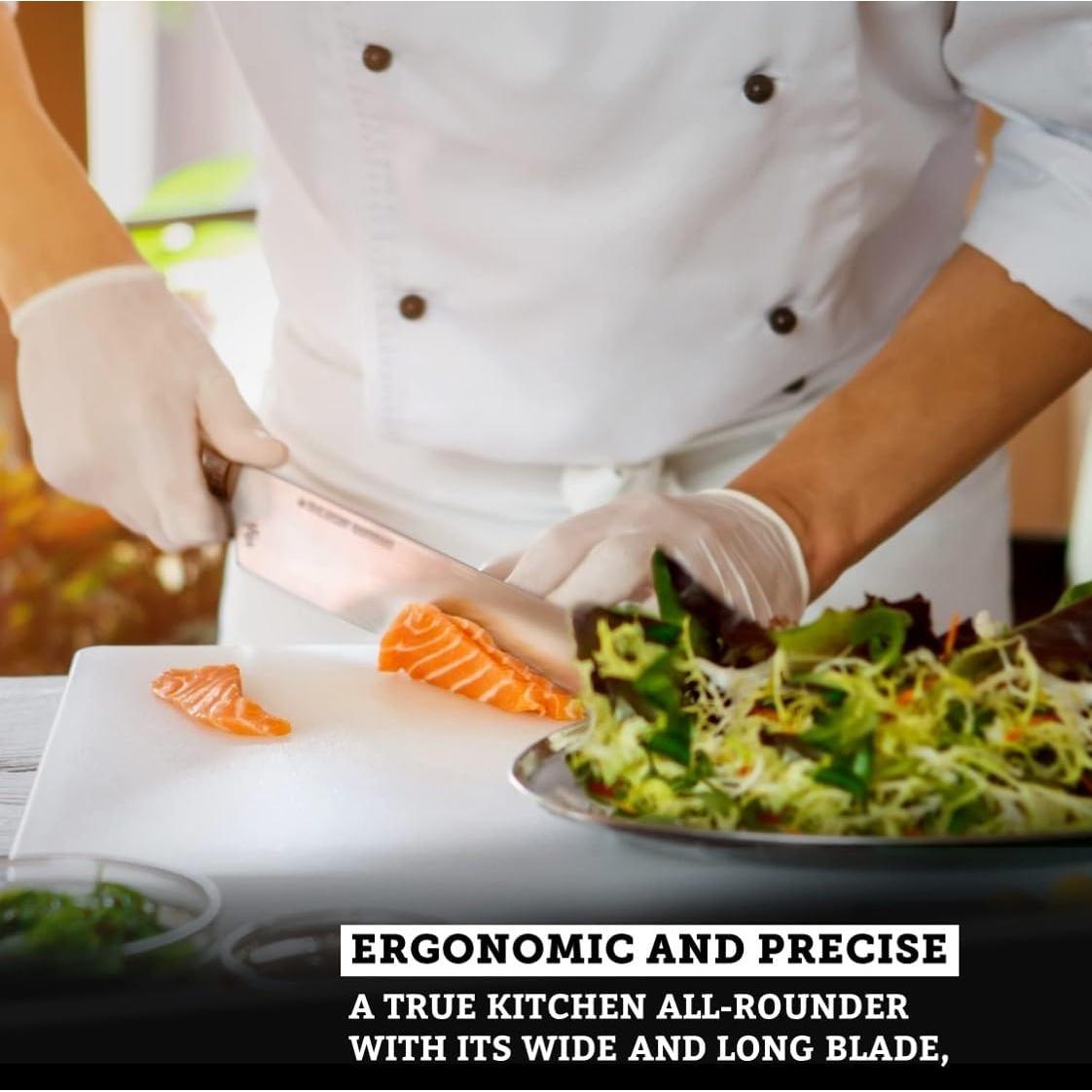 Cuchillo de Chef Felix Zepter MIU 20 cm Acero Solingen Nogal