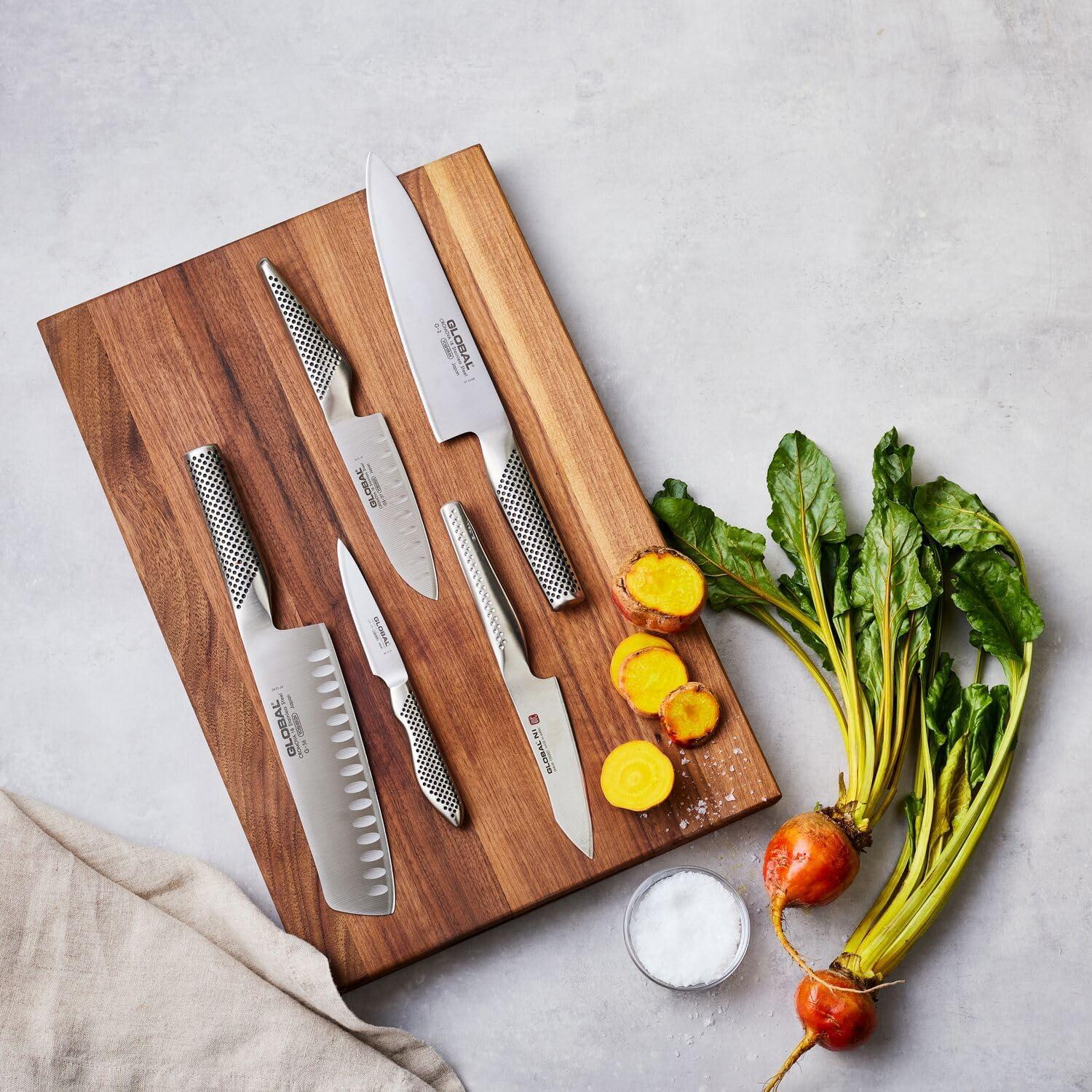 Cuchillo Santoku Global 12.7 cm Acero Inoxidable Plata