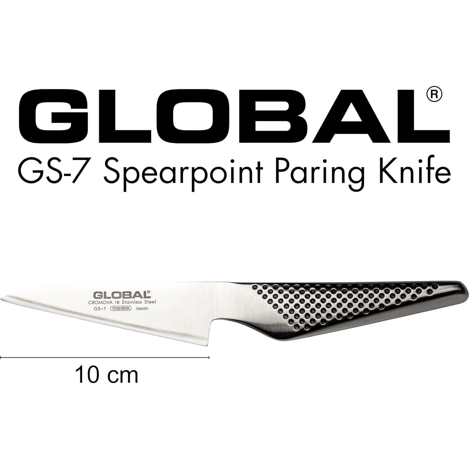 Cuchillo de Pelar Global GS-7 10.16 cm Acero Inoxidable Japonés