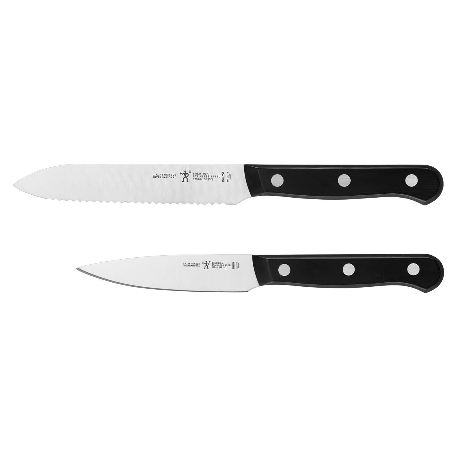 Set de Cuchillos Utilitarios Henckels 2 Piezas Acero Inoxidable