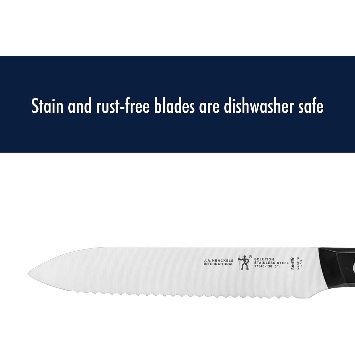 Set de Cuchillos Utilitarios Henckels 2 Piezas Acero Inoxidable