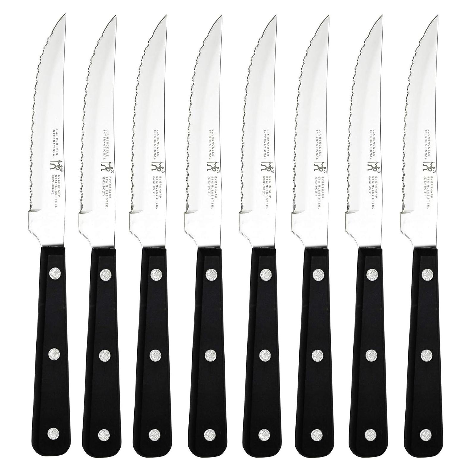 Juego de cuchillos de carne HENCKELS 8 piezas 12.7 cm acero