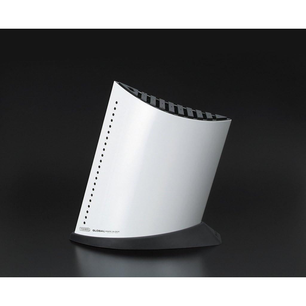 Bloque de Cuchillos Global GKB-52/CW Blanco 10 Ranuras