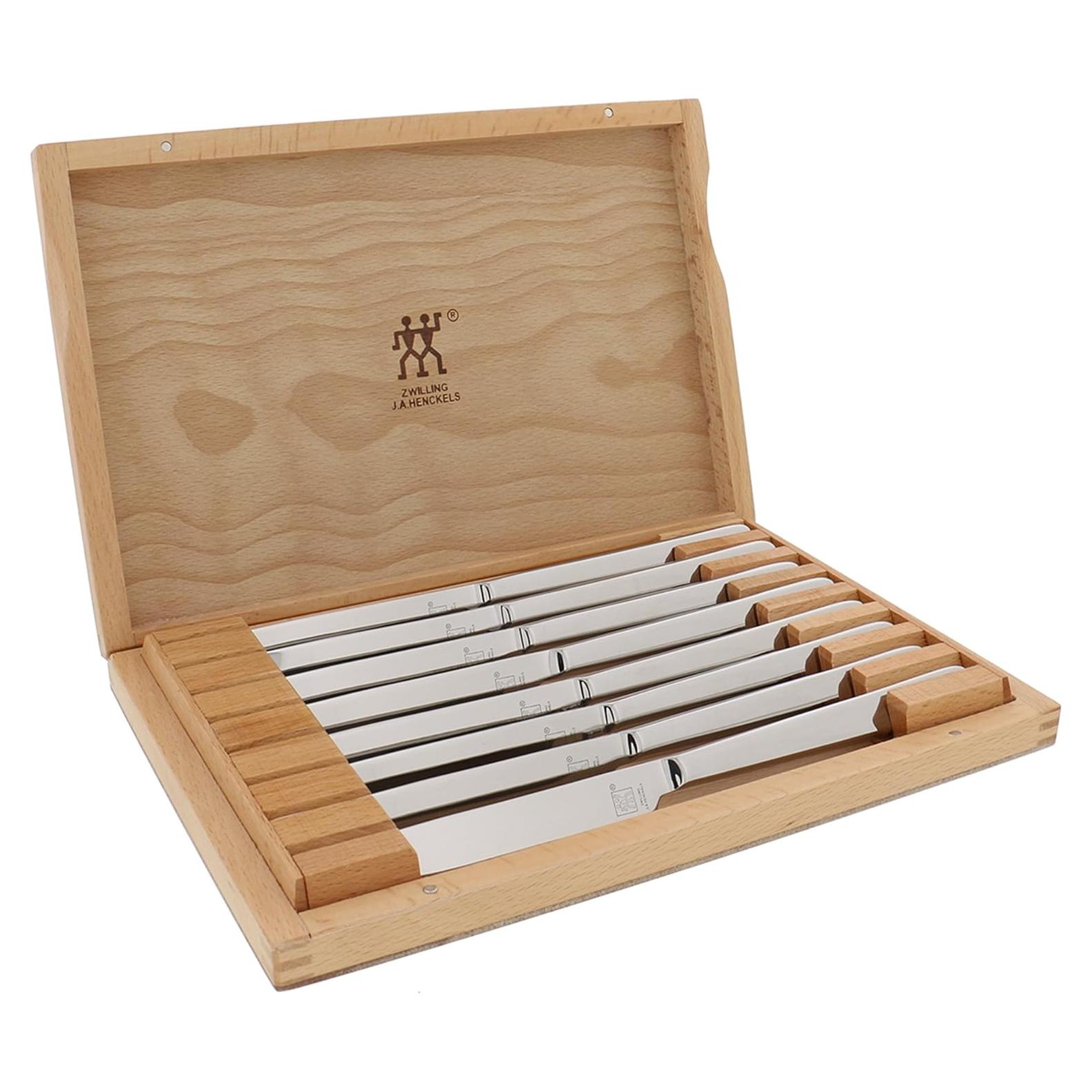 Juego de cuchillos para carne ZWILLING 8 piezas acero inoxidable