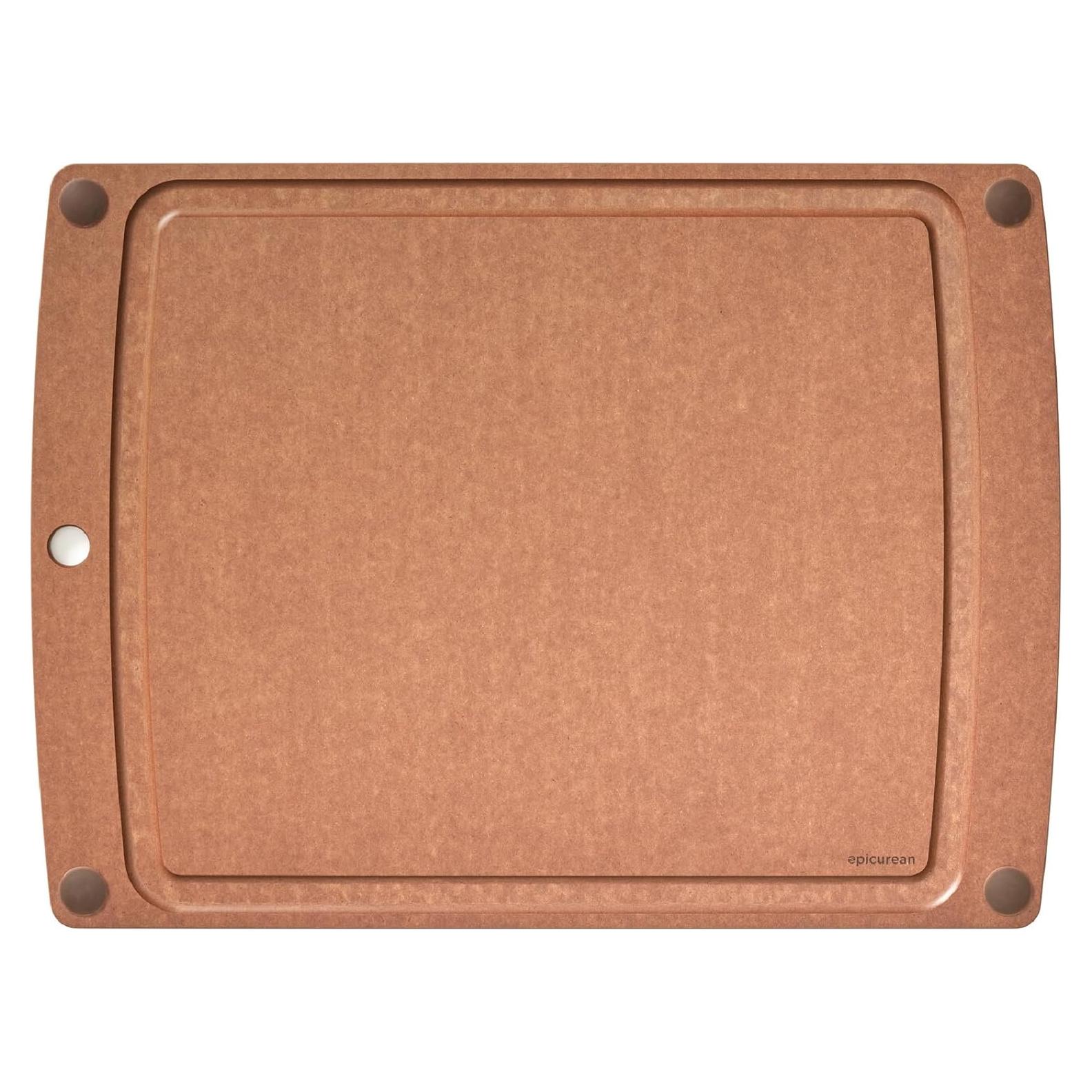Tabla de Cortar Epicurean Todo en Uno Nuez 49.5x36.8 cm