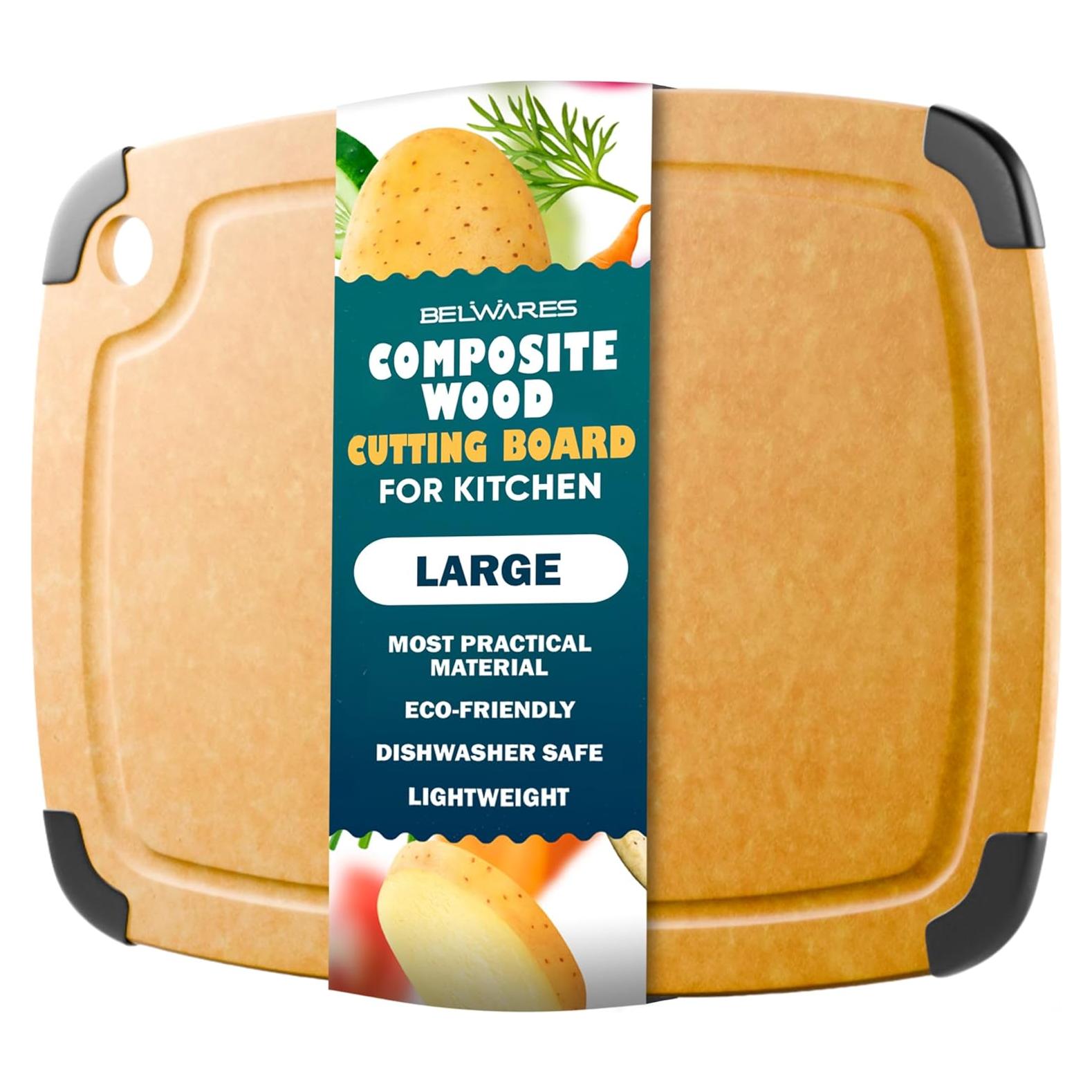 Tabla de Cortar Ecológica Belwares 36.83x28.58 cm Apta Lavavajillas