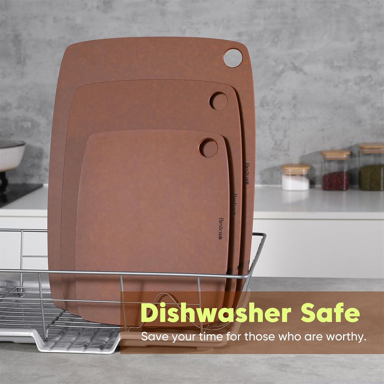 Tabla de Cortar Ecológica BESTCOOK 37.1x27.4cm Marrón