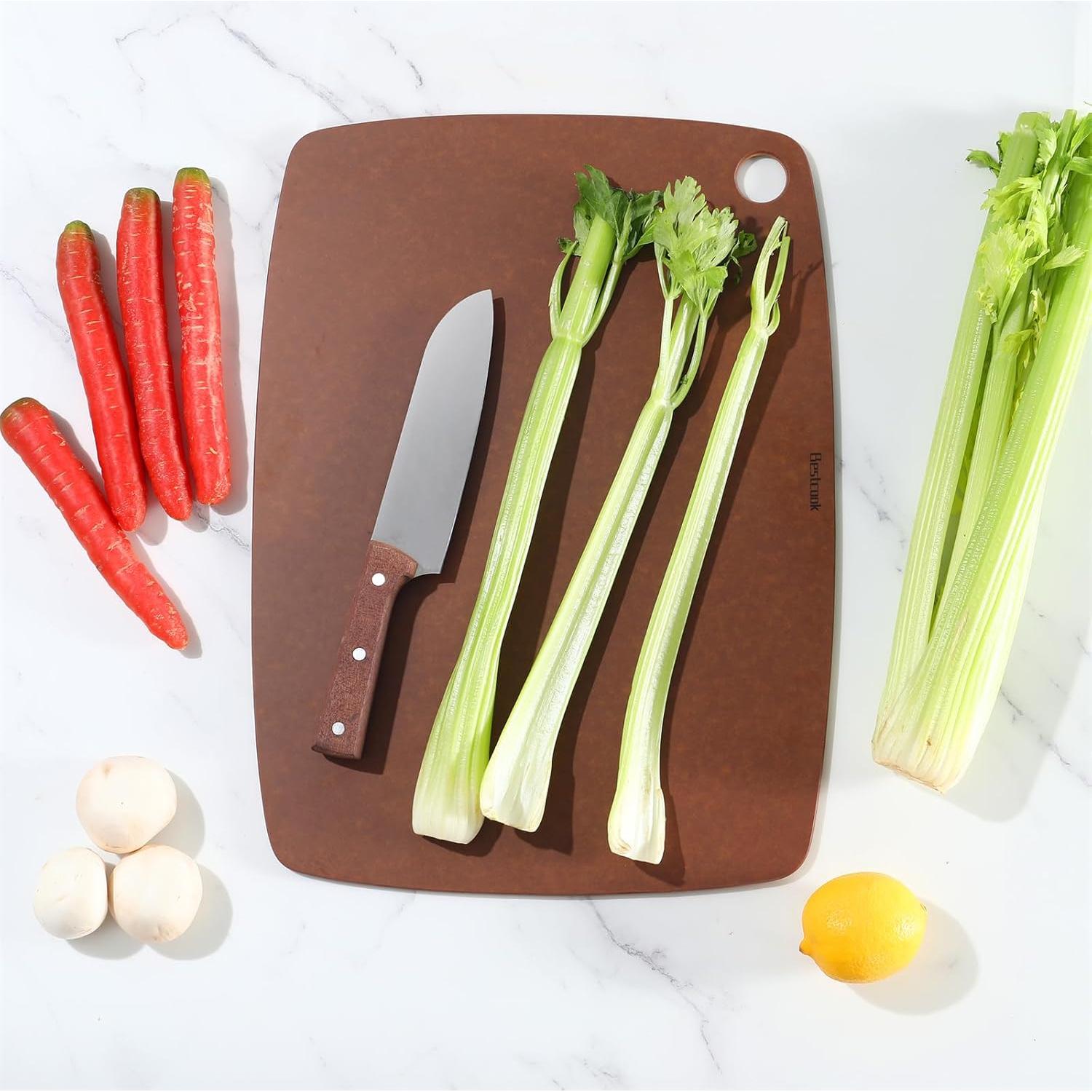 Tabla de Cortar Ecológica BESTCOOK 37.1x27.4cm Marrón