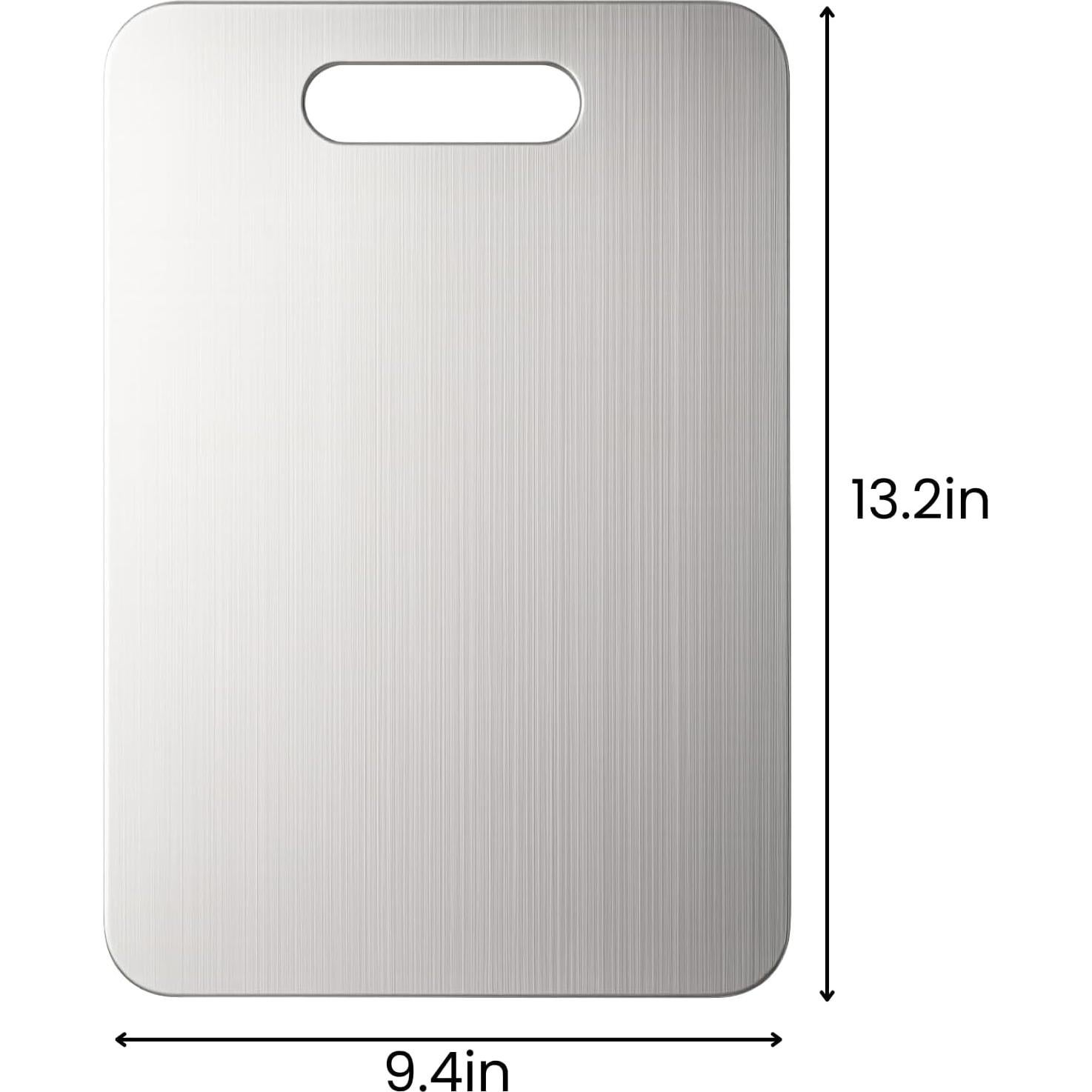 Tabla de Cortar de Titanio XTBSE 33.5x23.9 cm Doble Cara