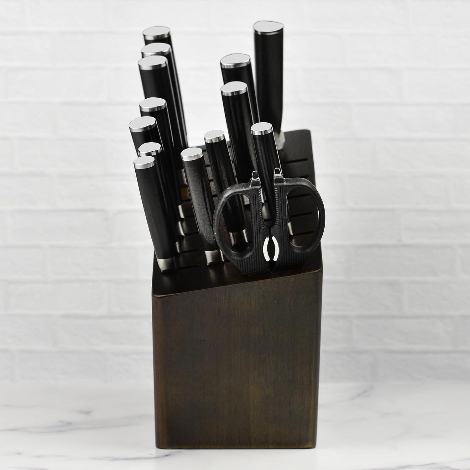 Conjunto de Cuchillos Shun Classic 15 Piezas Damasco