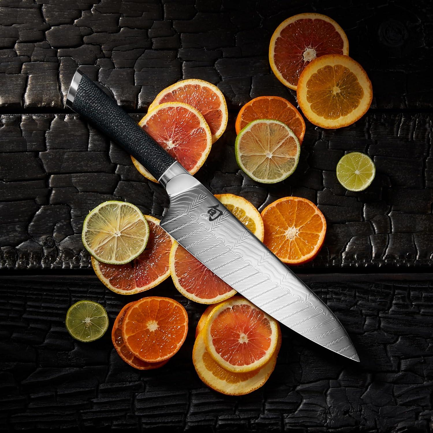 Cuchillo de Chef Shun Shiranami 20 cm Doble Núcleo VG10 VG2