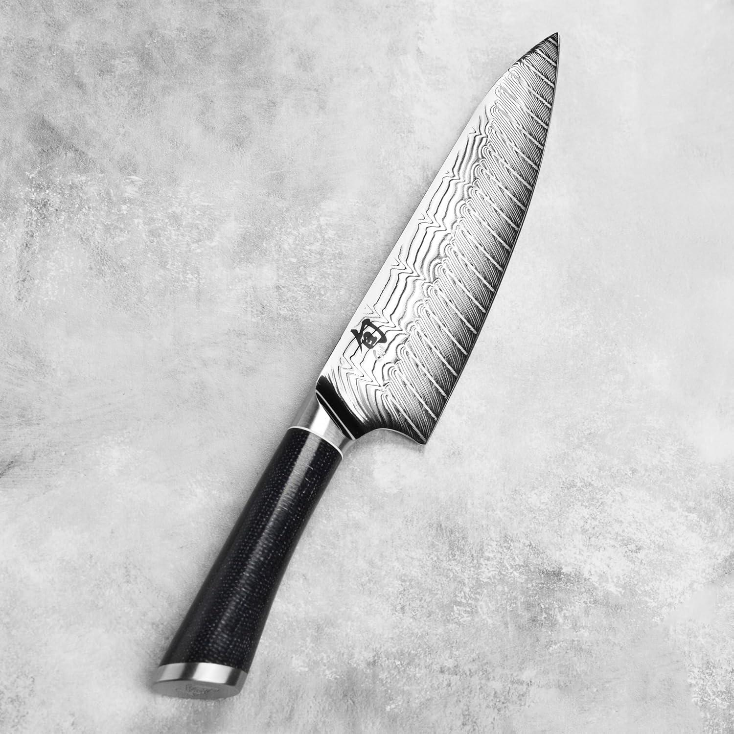 Cuchillo de Chef Shun Shiranami 20 cm Doble Núcleo VG10 VG2