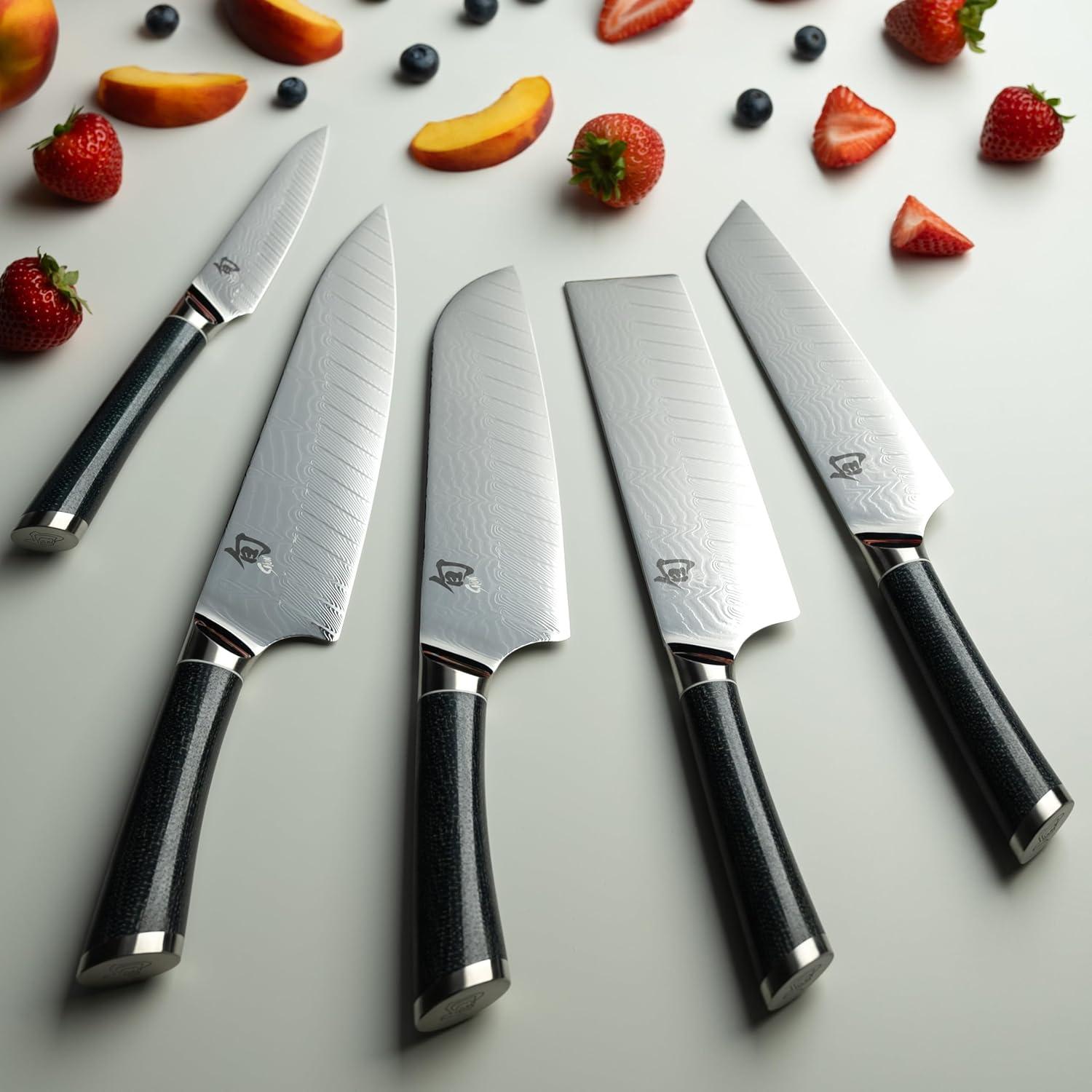 Cuchillo de Chef Shun Shiranami 20 cm Doble Núcleo VG10 VG2