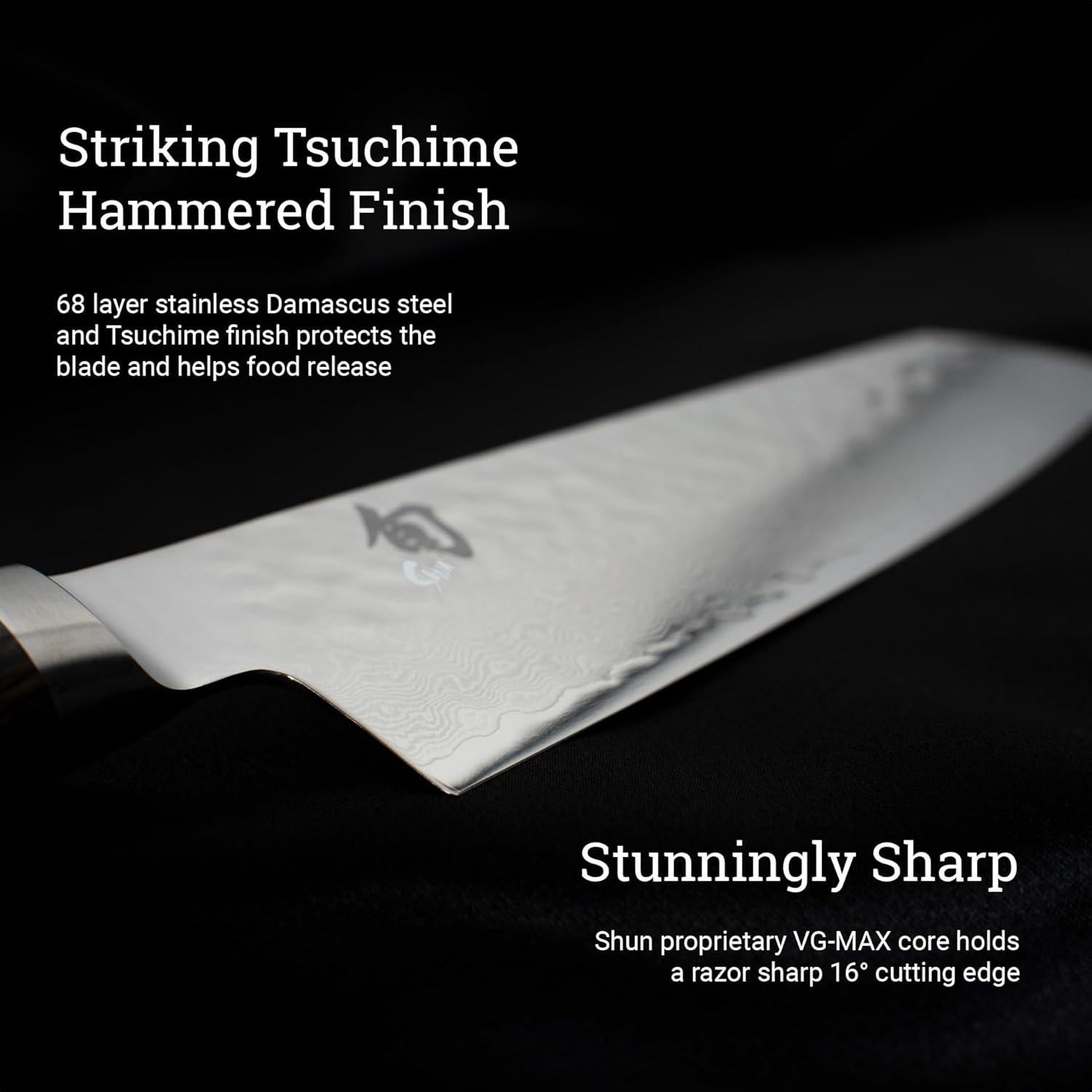 Cuchillo Kiritsuke Shun Premier 20.32 cm Acero Damasco