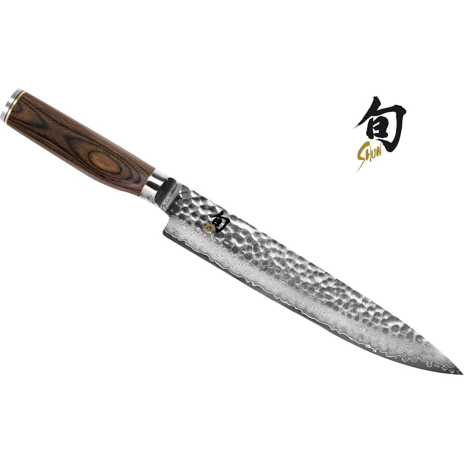 Cuchillo de Rebanar Shun Premier 24 cm Acero Damasco