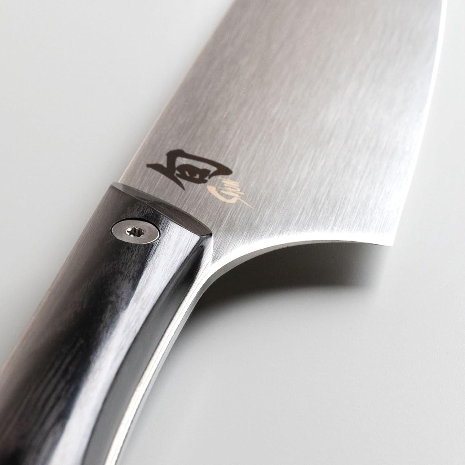 Cuchillo Santoku Shun Kazahana 17.78 cm Acero Inoxidable Pakkawood