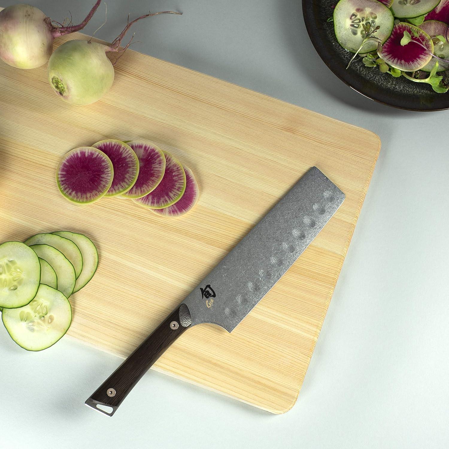 Cuchillo Nakiri Shun Kanso 16.5 cm Acero Inoxidable