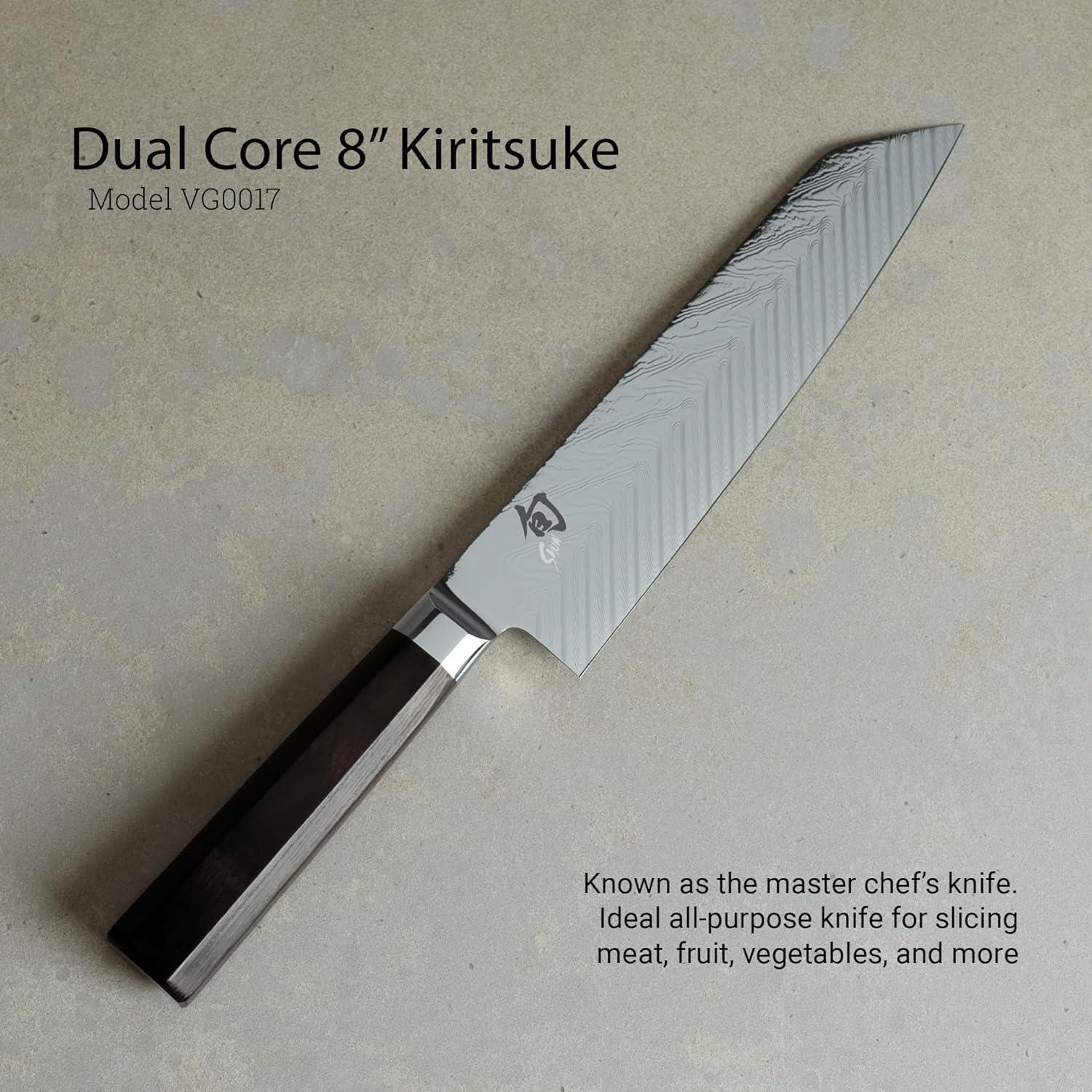Cuchillo Kiritsuke Shun Dual Core 20.32 cm Acero Inoxidable