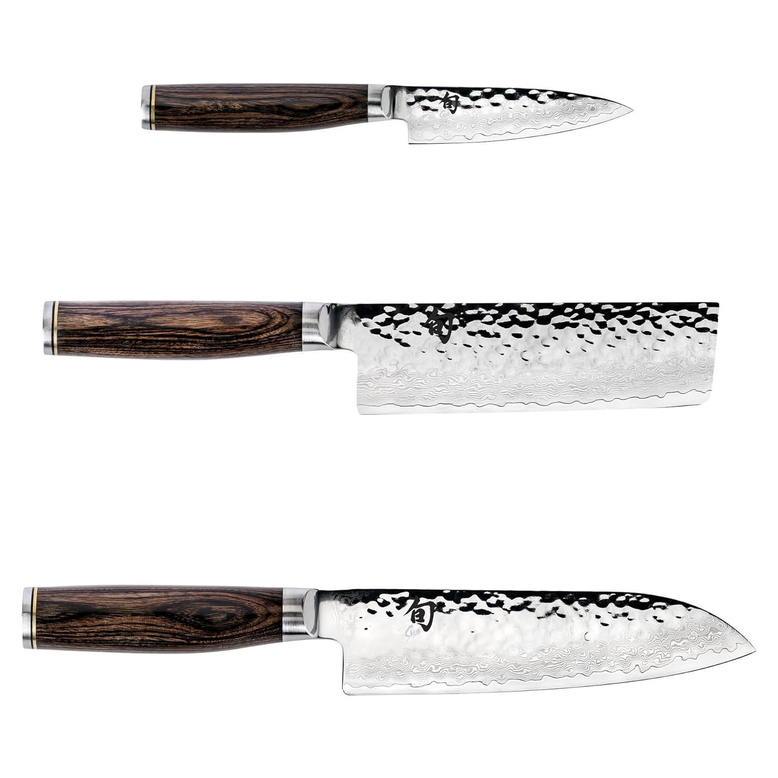 Conjunto de Cuchillos Japoneses Shun Premier 3 Piezas