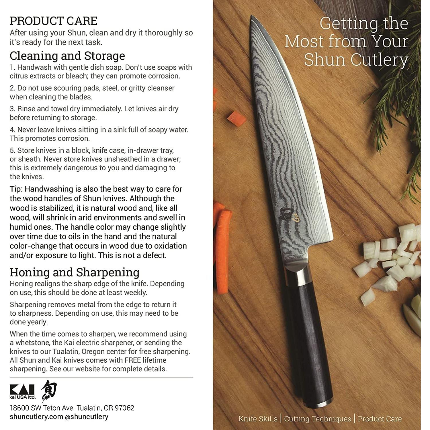 Set de Bloque de Cuchillos Shun Sora 6 Piezas Acero VG10