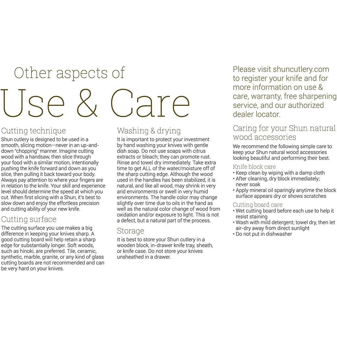 Conjunto de cuchillos de carne Shun Premier 6 piezas con bloque