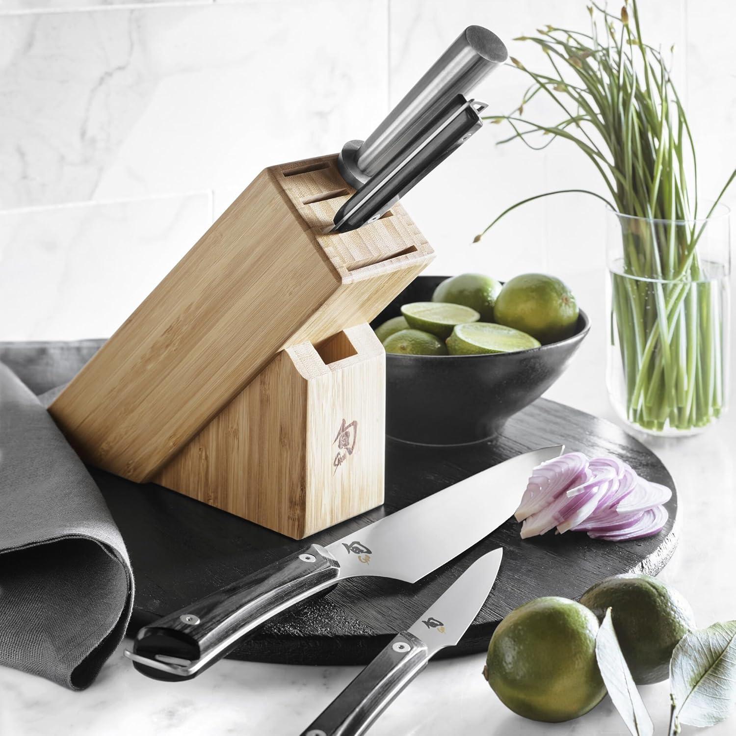 Conjunto de Cuchillos de Cocina Shun Kazahana 5 Piezas