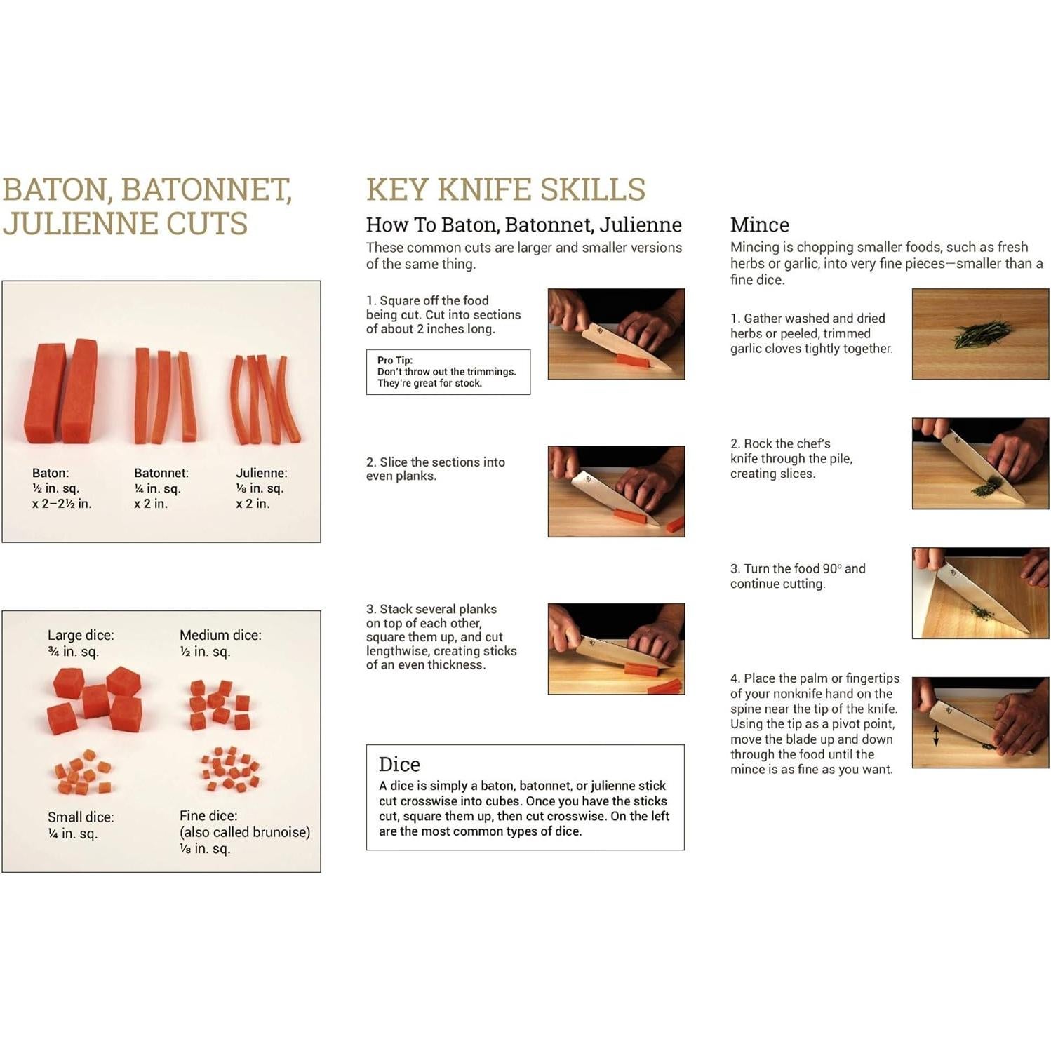 Conjunto de Cuchillo y Tenedor de Tallar Shun Premier 2 Pzas