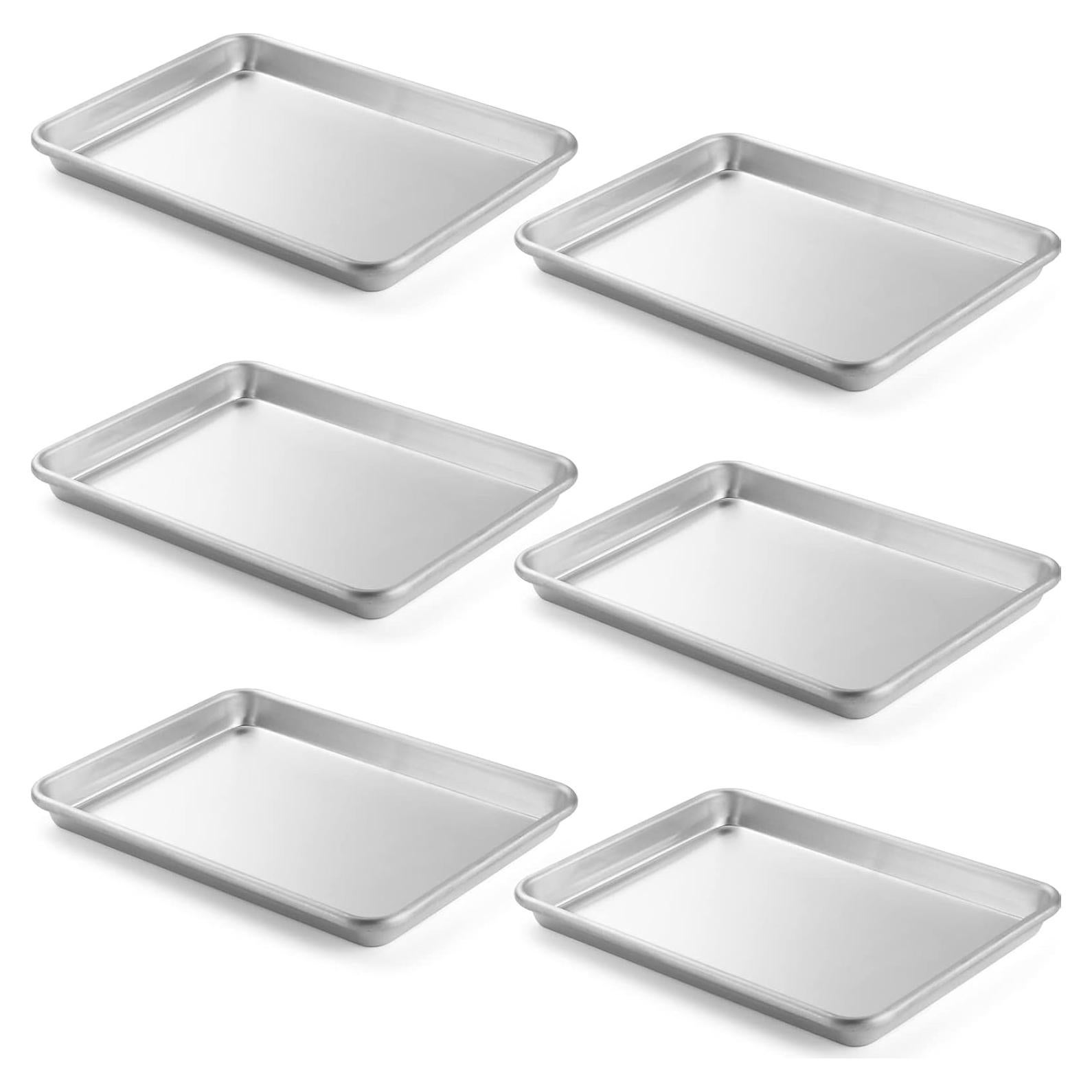 Bandejas de Horno de Aluminio CURTA 33x25.4 cm Paquete de 6